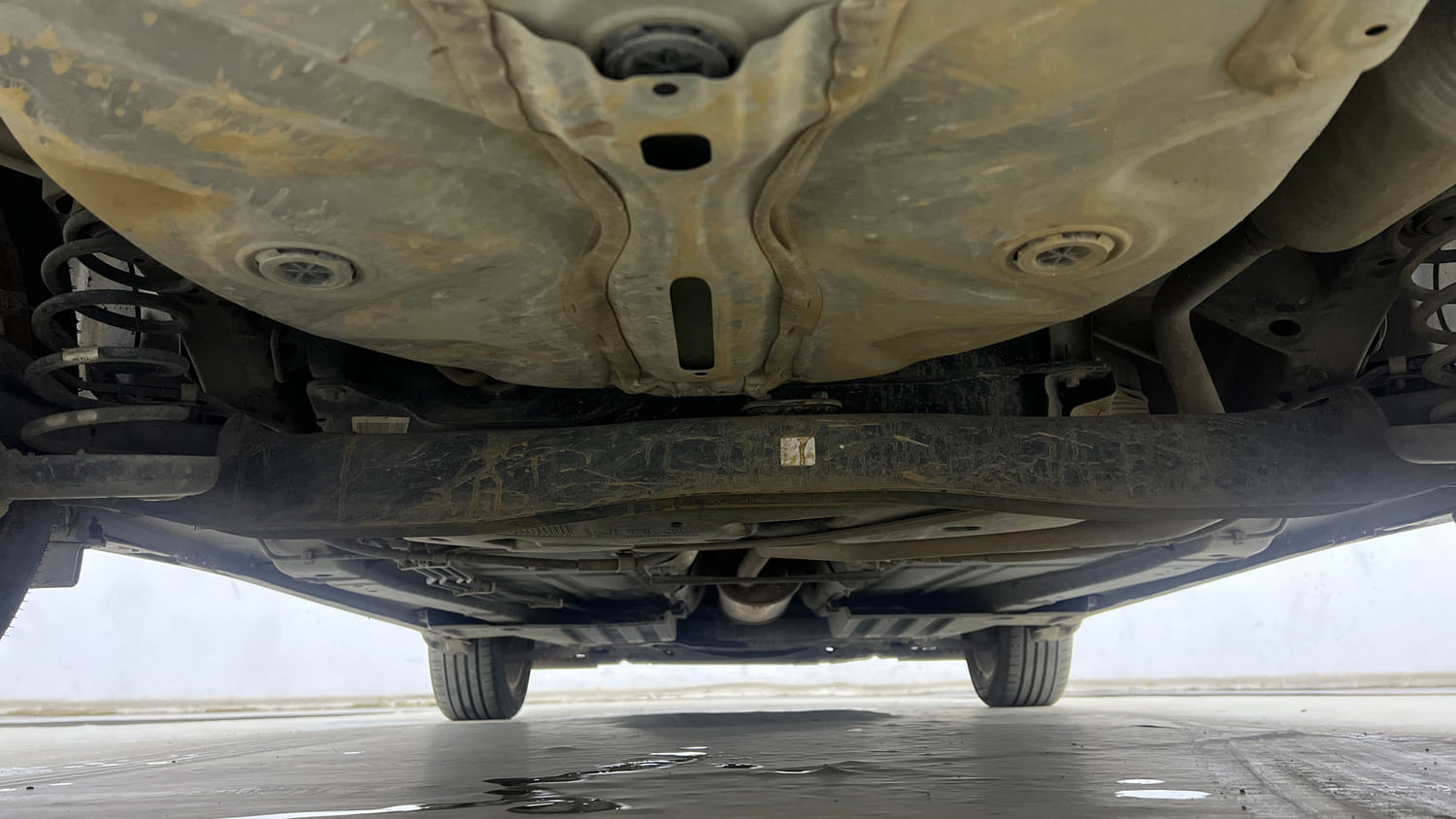 Used 2023 Maruti Suzuki Baleno Alpha MT Petrol Manual extra REAR UNDERBODY VIEW (TAKEN FROM REAR)