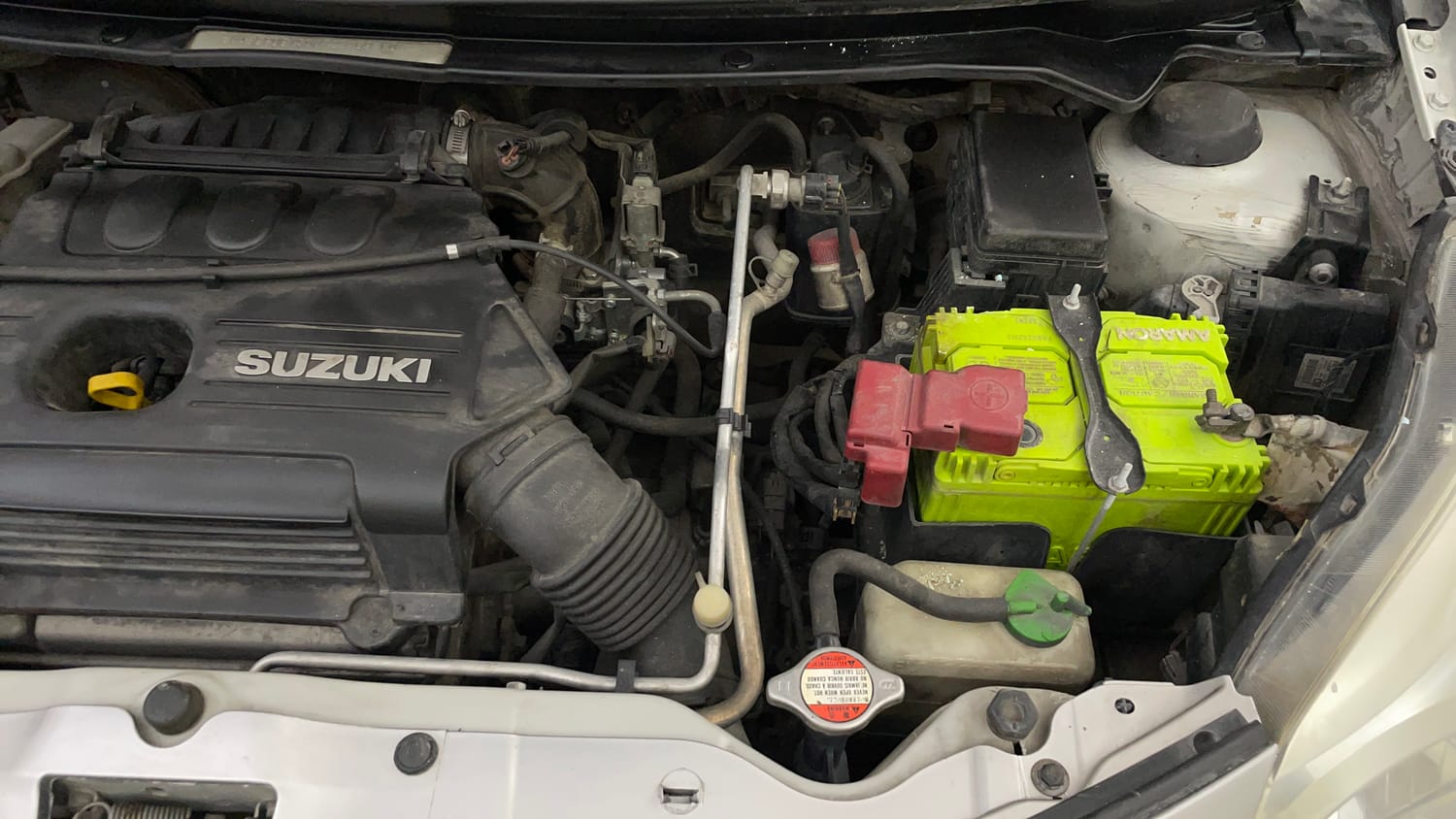 Used 2013 Maruti Suzuki A-Star VXI AT Petrol Automatic engine ENGINE LEFT SIDE VIEW
