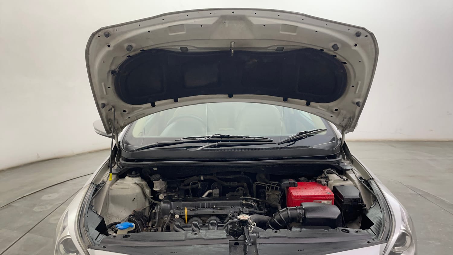Used 2016 Hyundai Verna 1.6 VTVT SX (O) Petrol Manual engine ENGINE & BONNET OPEN FRONT VIEW