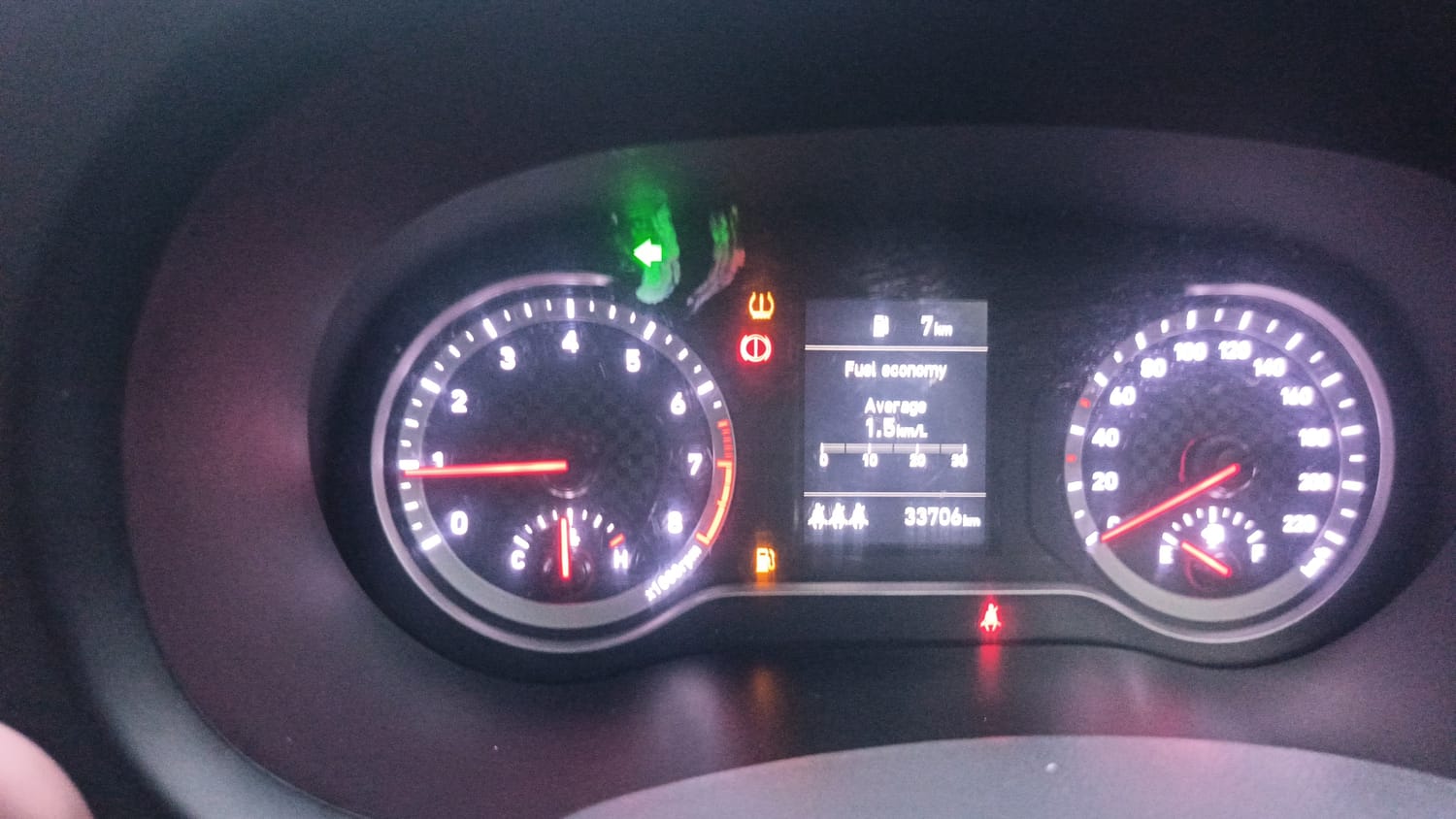 Used 2024 Hyundai Aura S 1.2 Petrol Petrol Manual interior CLUSTERMETER VIEW