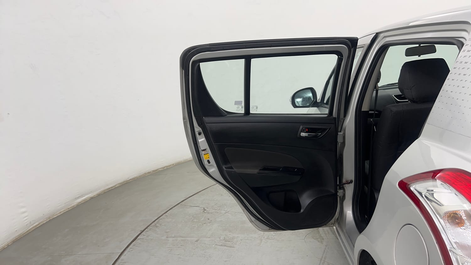 Used 2012 Maruti Suzuki Swift ZDi Diesel Manual interior LEFT REAR DOOR OPEN VIEW