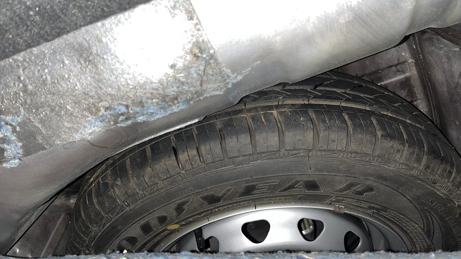 Used 2018 Tata Tiago Revotron XZA Petrol Automatic tyres SPARE TYRE VIEW