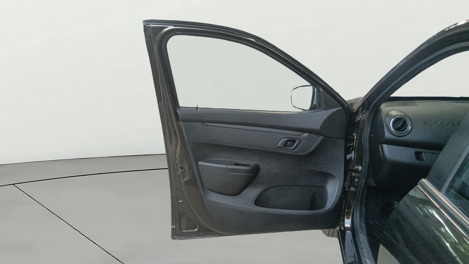 Used 2025 Renault Kwid RXT 1.0L Petrol Manual interior LEFT FRONT DOOR OPEN VIEW