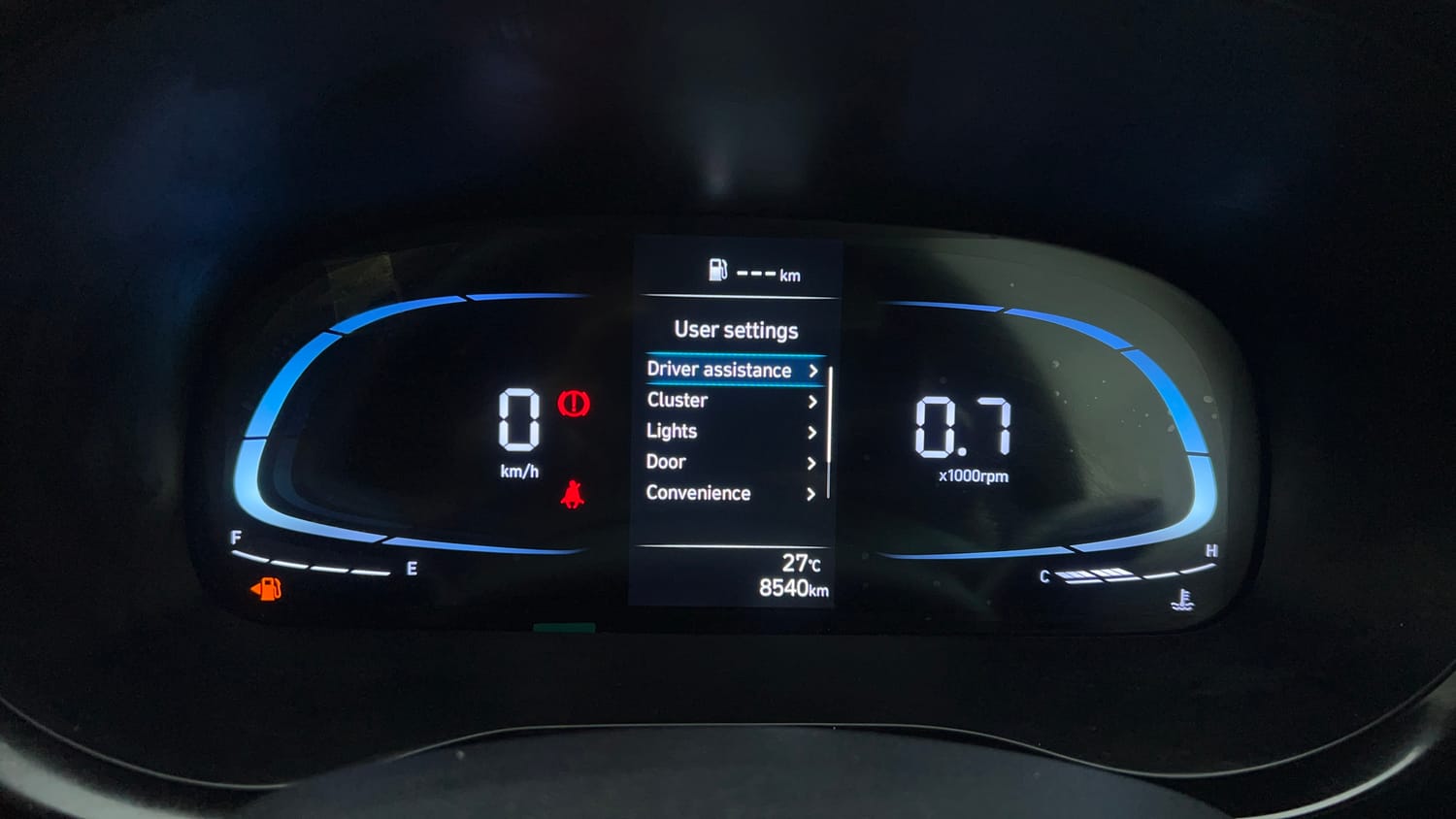 Used 2024 Hyundai Exter SX 1.2 MT Petrol Manual interior CLUSTERMETER VIEW
