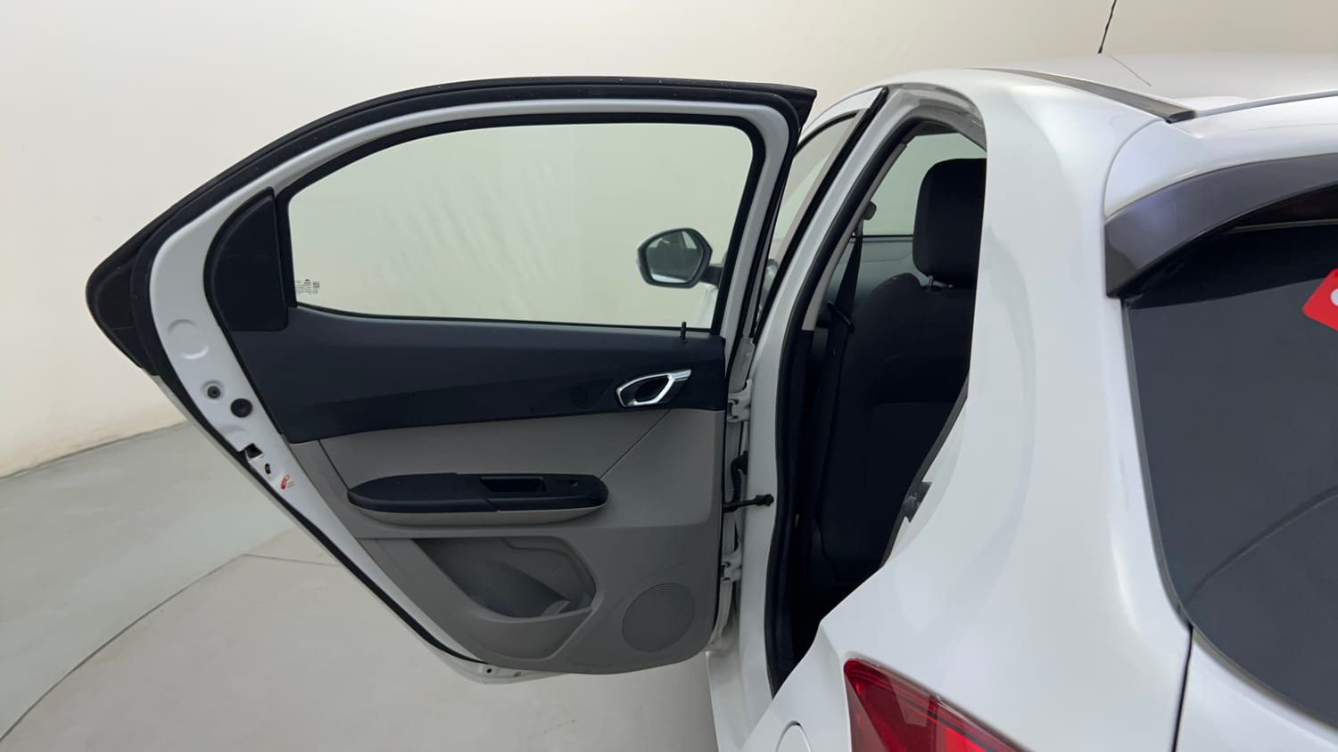 Used 2019 Tata Tiago Revotron XZ Plus Petrol Manual interior LEFT REAR DOOR OPEN VIEW