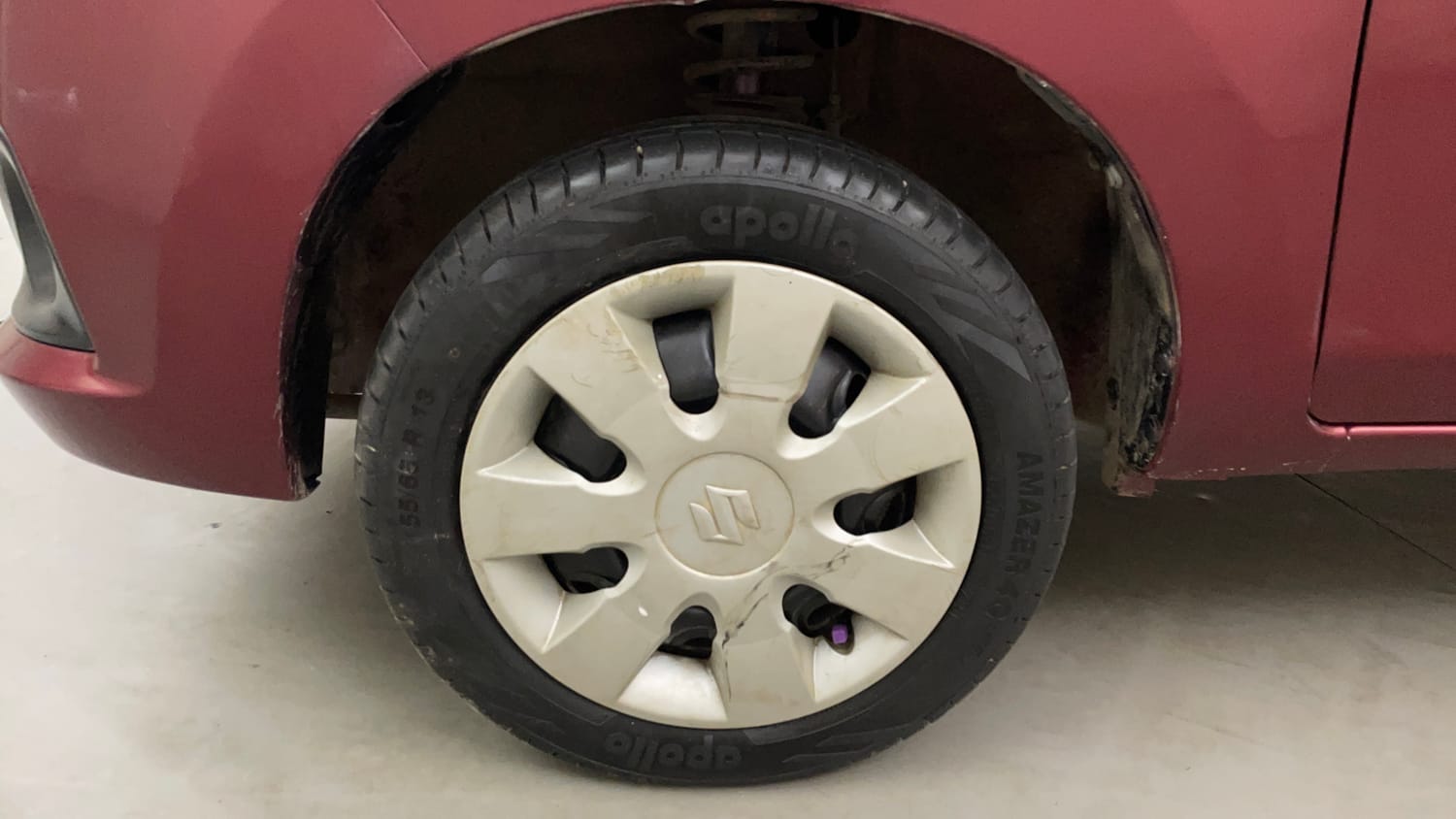 Used 2019 maruti-suzuki Alto K10 VXi (O) AMT Petrol Automatic tyres LEFT FRONT TYRE RIM VIEW
