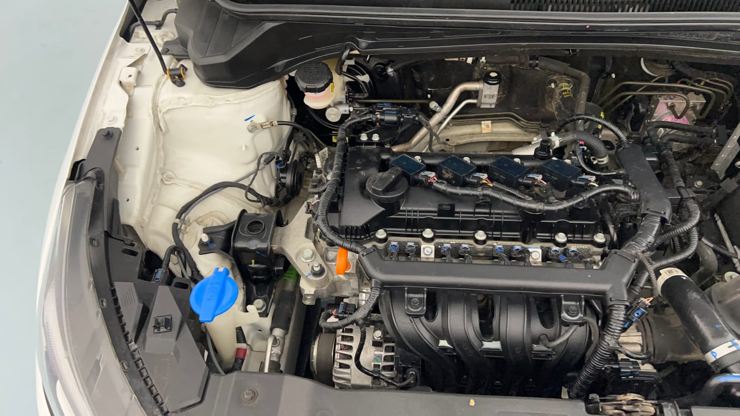 Used 2024 Hyundai New i20 Asta (O) 1.2 IVT Petrol Automatic engine ENGINE RIGHT SIDE VIEW