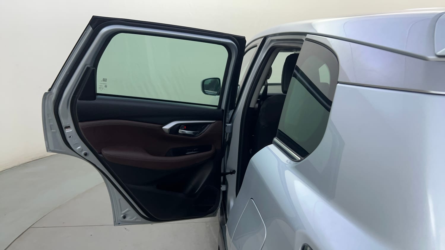 Used 2024 Maruti Suzuki Grand Vitara Zeta Smart Hybrid AT Petrol Automatic interior LEFT REAR DOOR OPEN VIEW