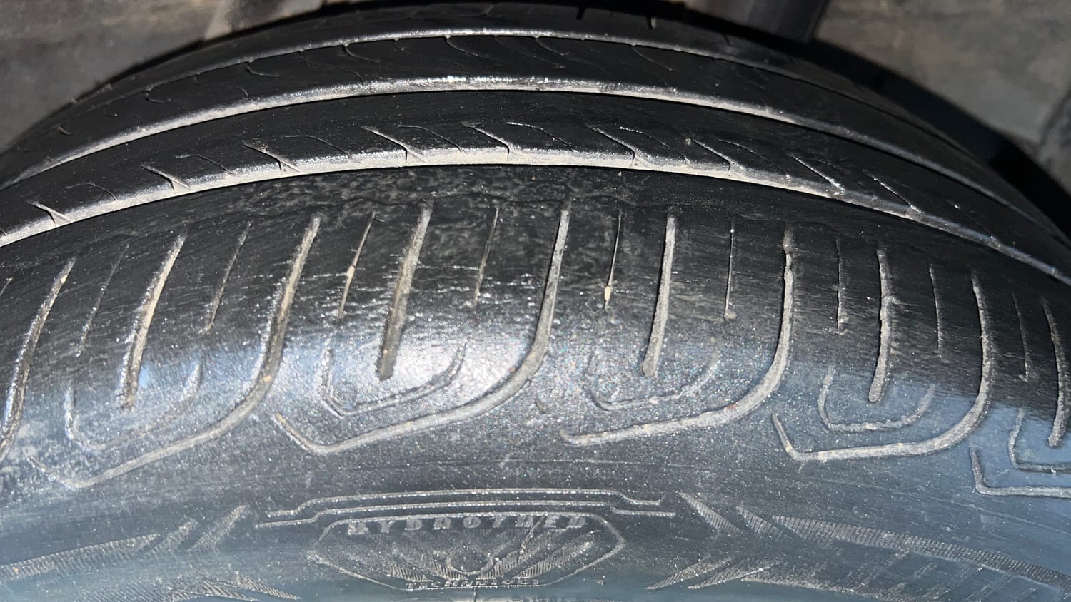 Used 2023 Honda City V CVT Petrol Petrol Automatic tyres LEFT REAR TYRE TREAD VIEW