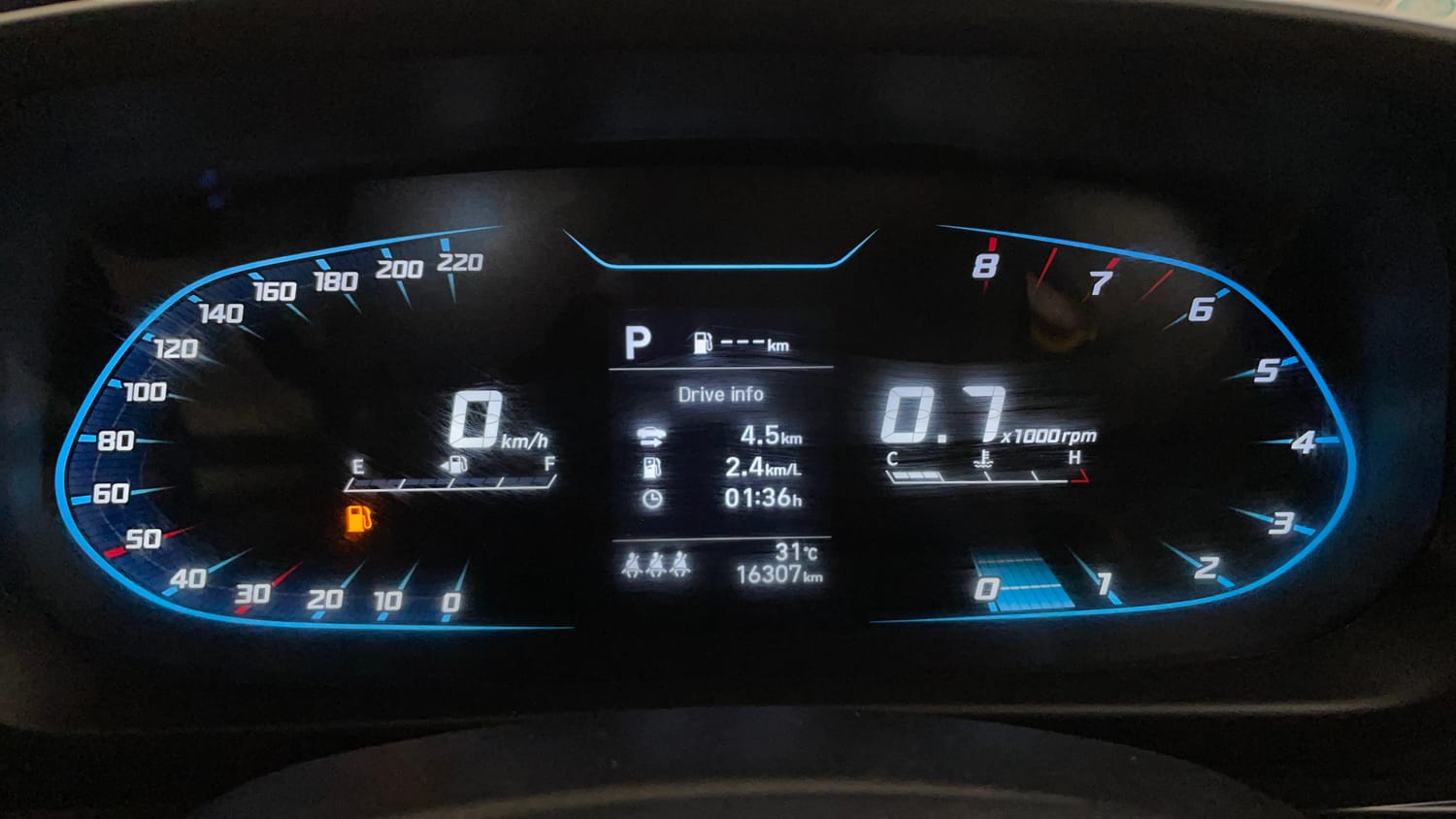 Used 2024 Hyundai i20 Sportz (O) 1.2 IVT Petrol Automatic interior CLUSTERMETER VIEW