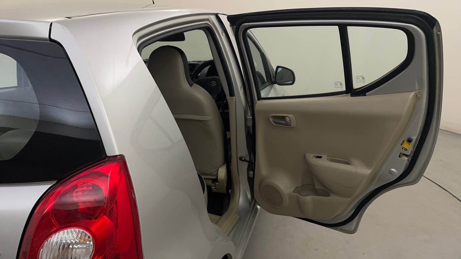 Used 2013 Maruti Suzuki A-Star VXI AT Petrol Automatic interior RIGHT REAR DOOR OPEN VIEW