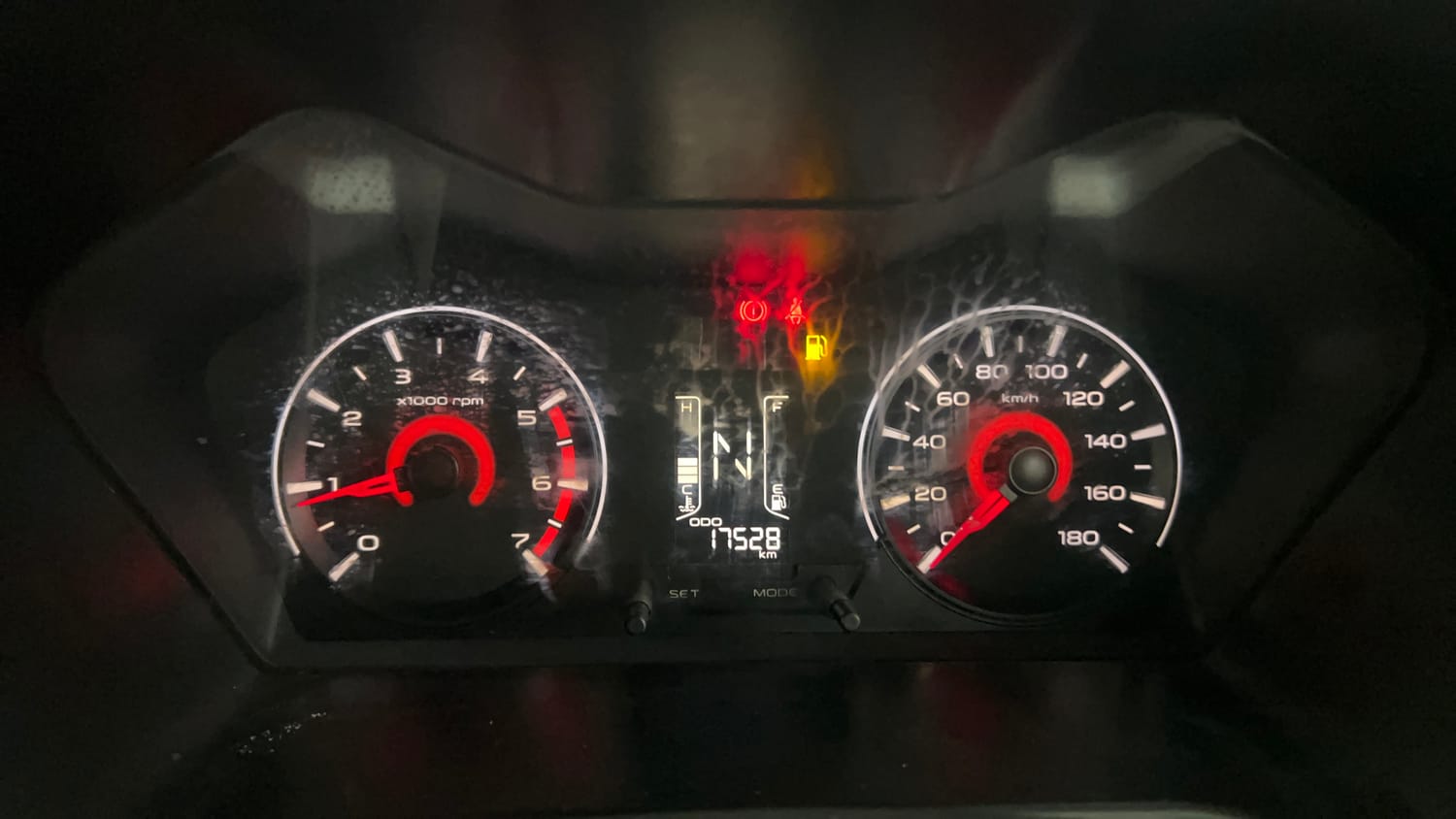 Used 2017 Mahindra KUV100 K8 6 STR Petrol Manual interior CLUSTERMETER VIEW
