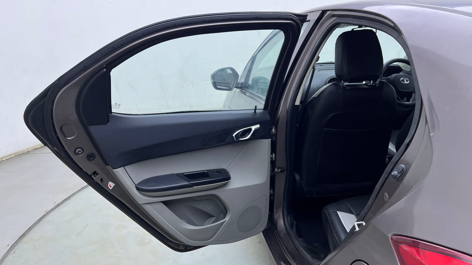 Used 2018 Tata Tiago Revotron XZA Petrol Automatic interior LEFT REAR DOOR OPEN VIEW