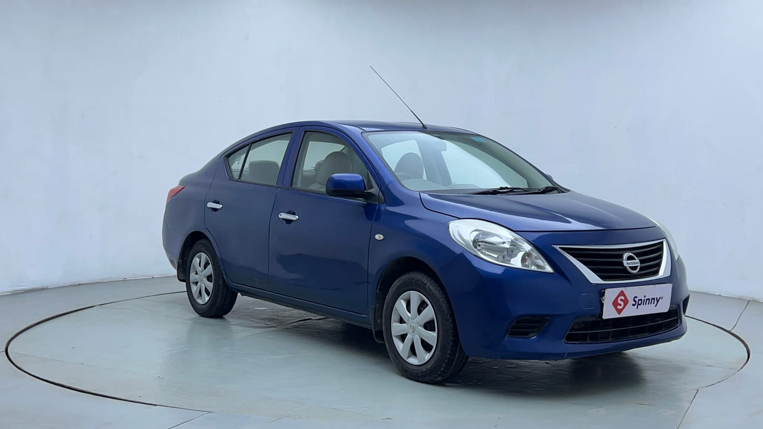 Used 2013 Nissan Sunny XL Petrol Manual exterior RIGHT FRONT CORNER VIEW