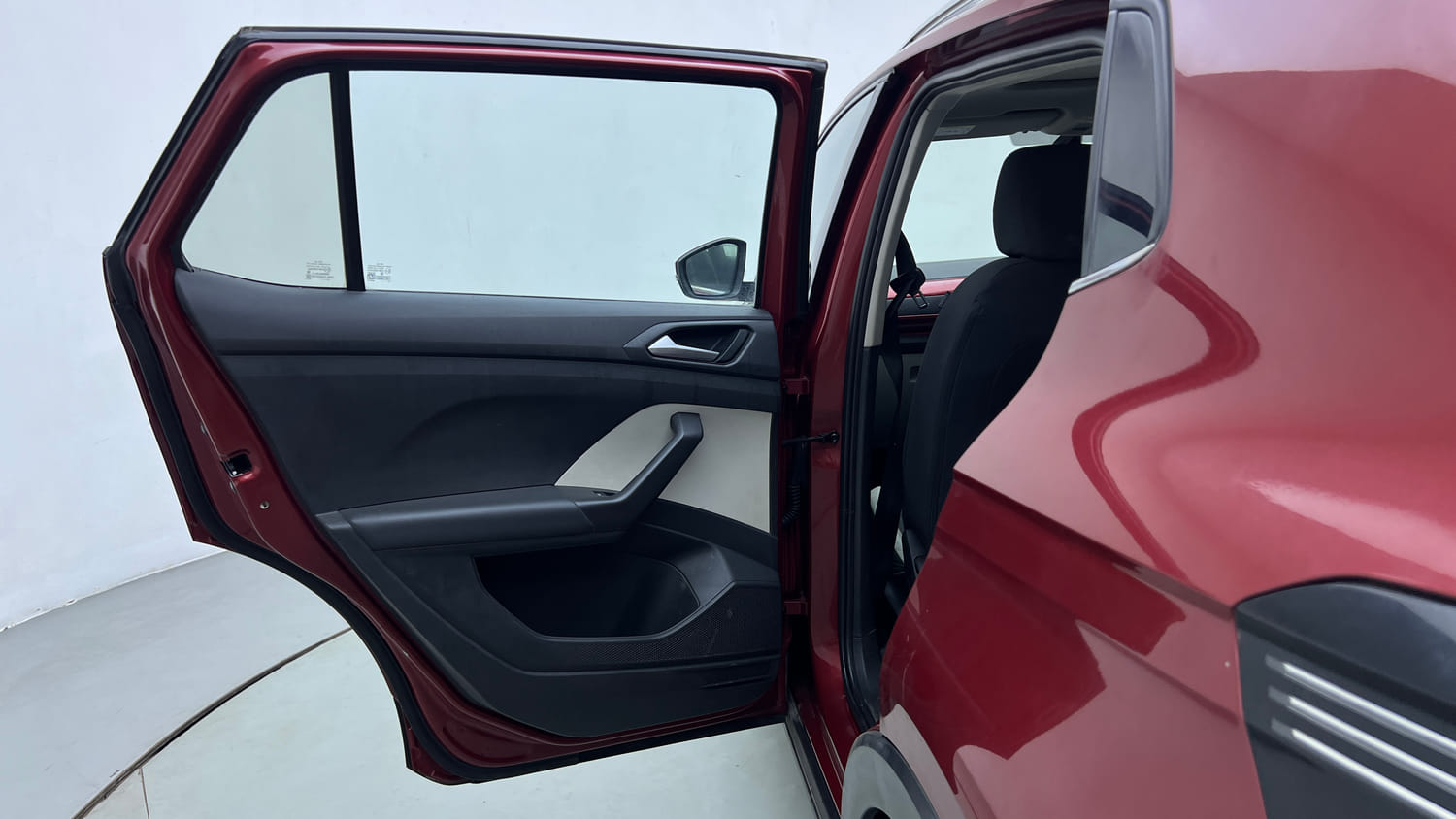 Used 2022 Volkswagen Taigun GT Plus 1.5 TSI DSG Petrol Automatic interior LEFT REAR DOOR OPEN VIEW