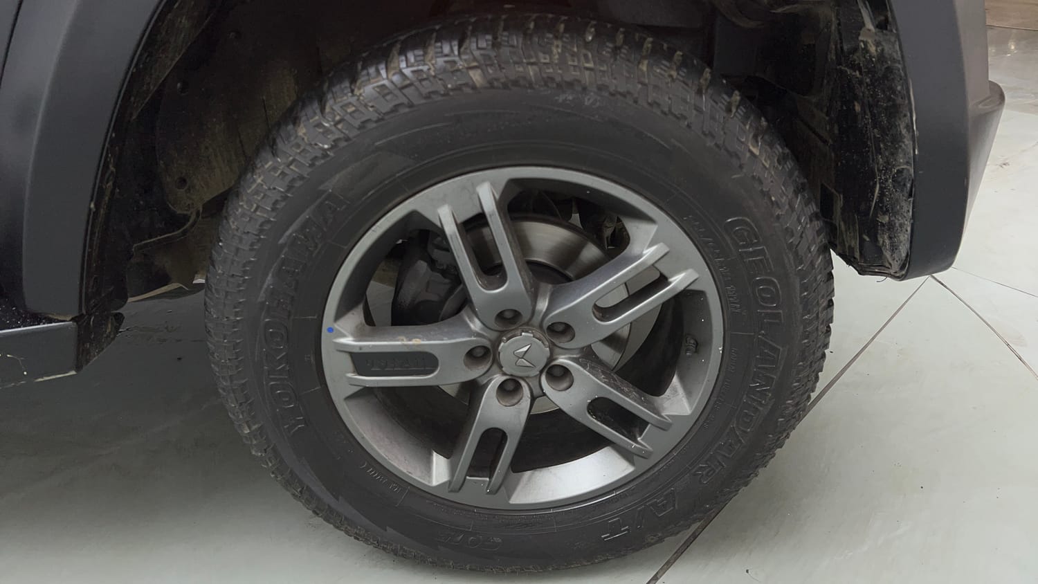 Used 2023 mahindra Thar LX Hard Top Diesel AT 4WD Diesel Automatic tyres RIGHT FRONT TYRE RIM VIEW