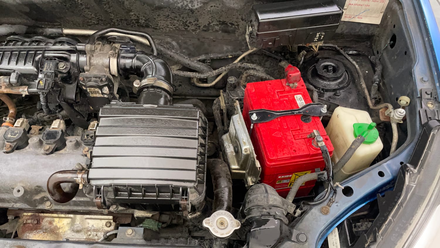 Used 2017 Maruti Suzuki Alto 800 VXi (O) Petrol Manual engine ENGINE LEFT SIDE VIEW