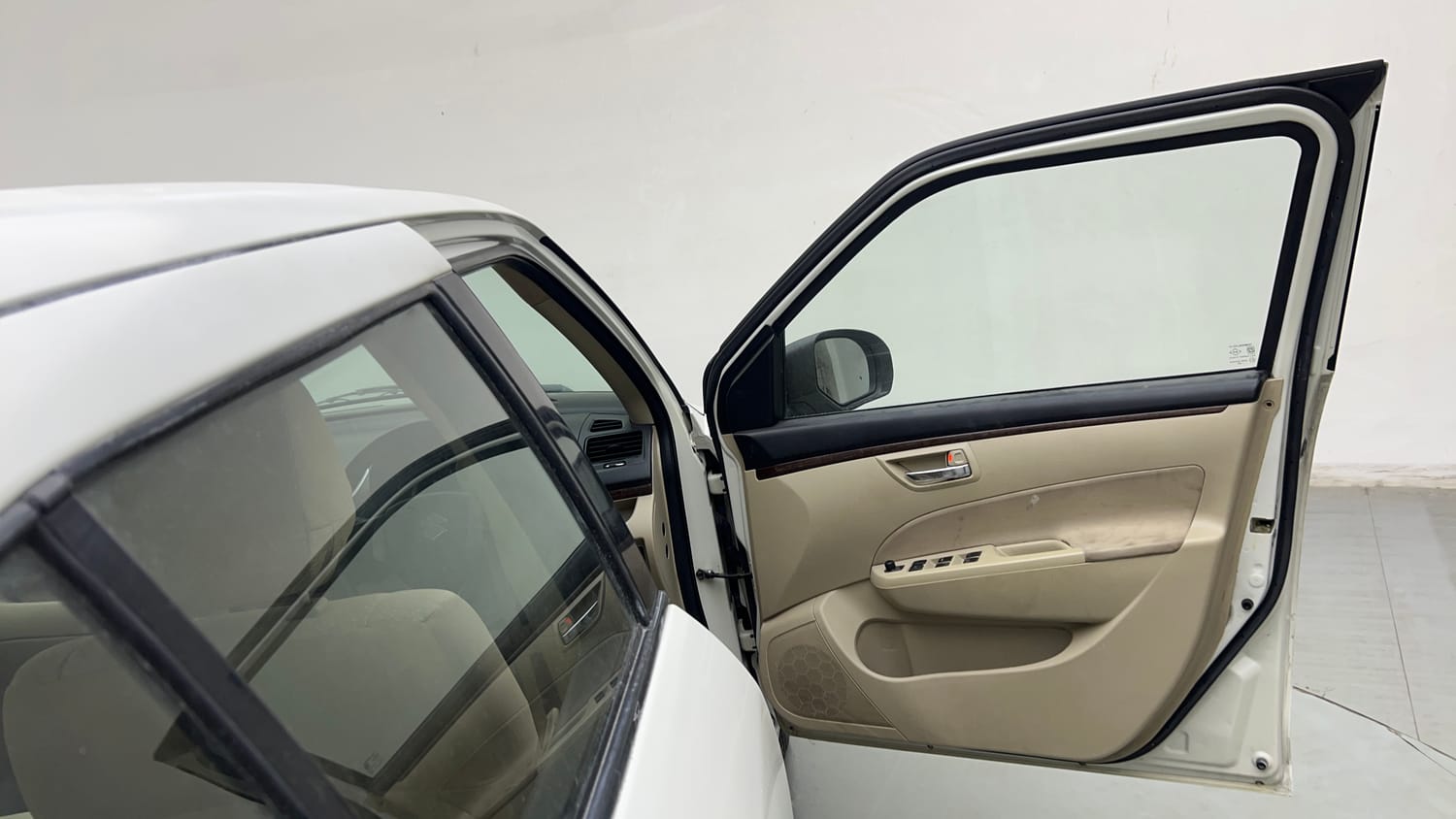 Used 2014 Maruti Suzuki Swift Dzire VXI Petrol Manual interior RIGHT FRONT DOOR OPEN VIEW