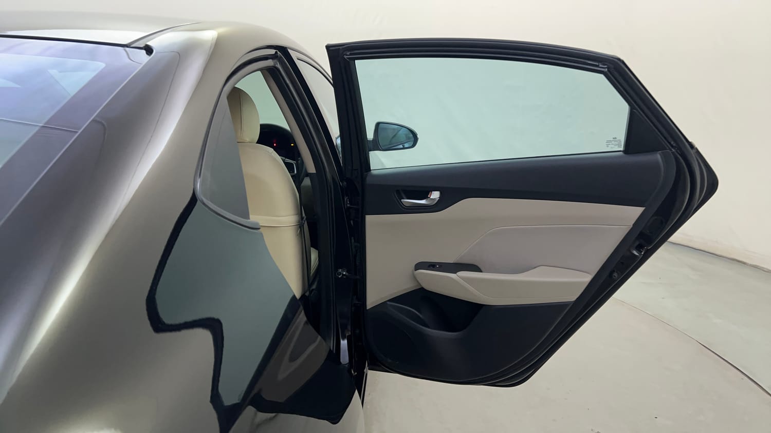 Used 2022 Hyundai Verna S Plus 1.5 VTVT Petrol Manual interior RIGHT REAR DOOR OPEN VIEW