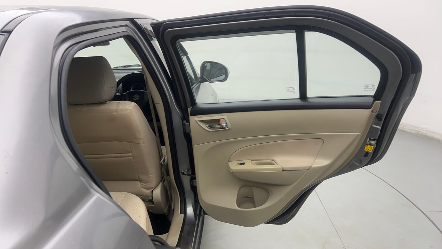 Used 2013 Maruti Suzuki Swift Dzire VXI Petrol Manual interior RIGHT REAR DOOR OPEN VIEW