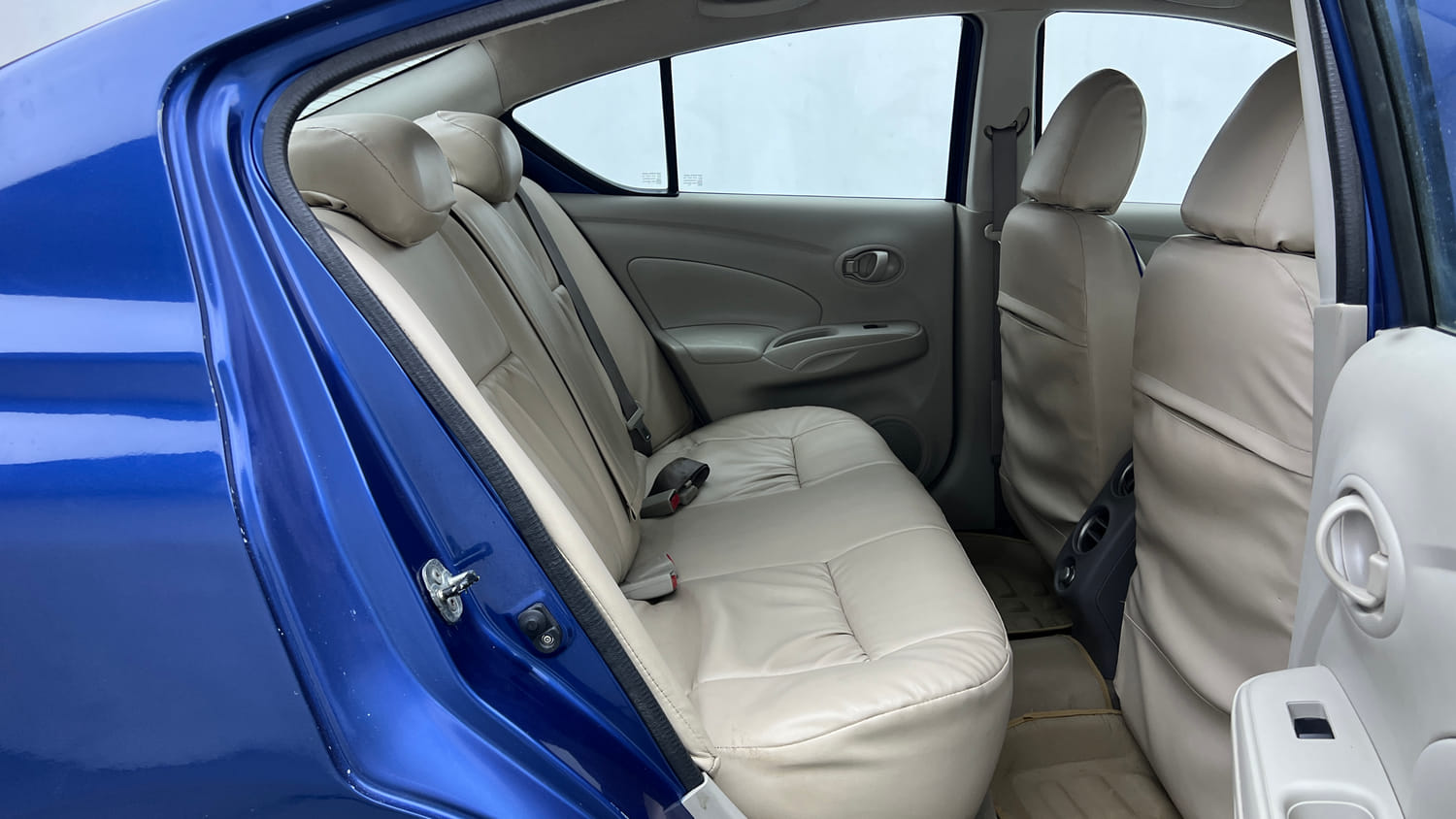 Used 2013 Nissan Sunny XL Petrol Manual interior RIGHT SIDE REAR DOOR CABIN VIEW