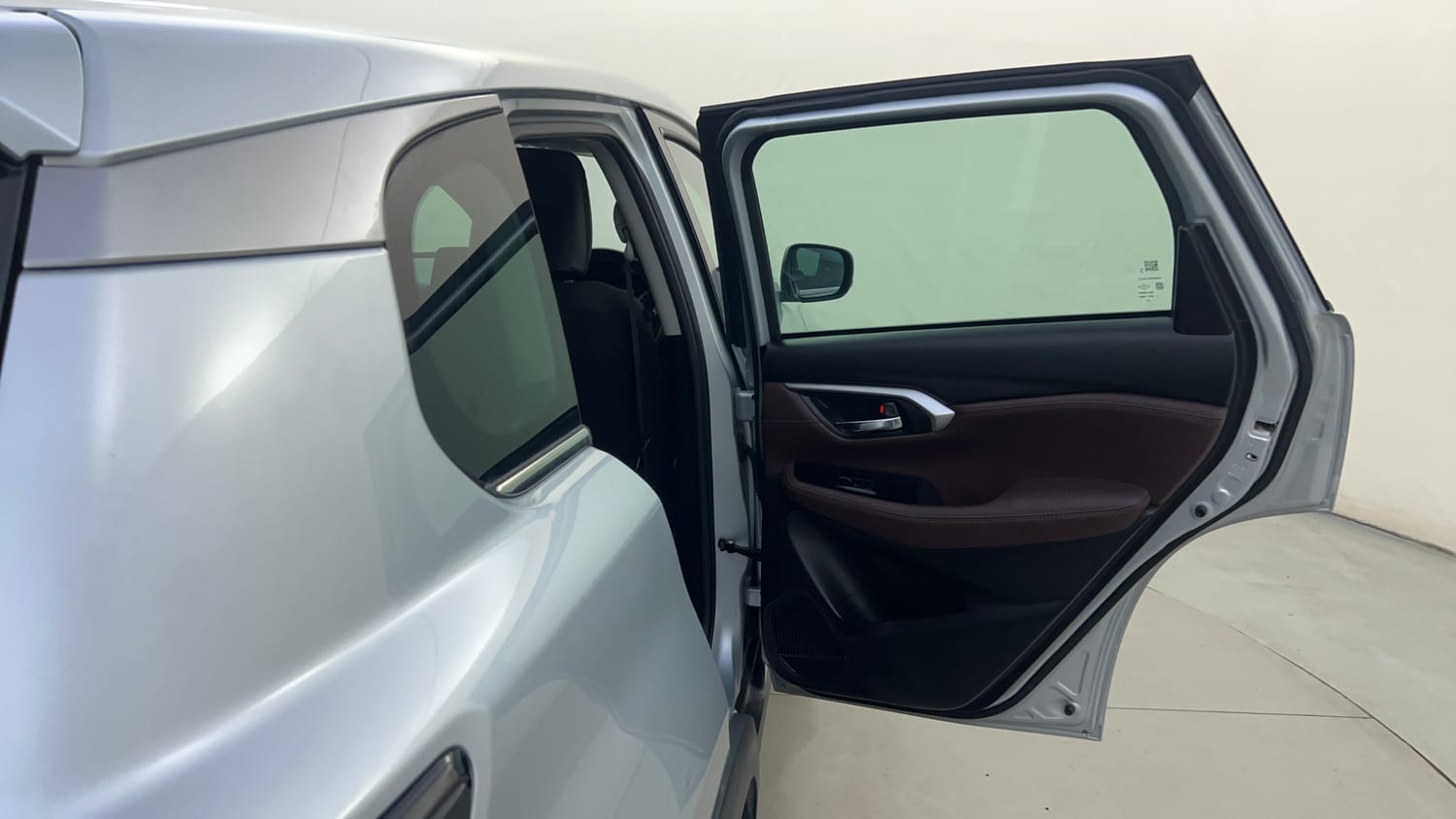 Used 2024 Maruti Suzuki Grand Vitara Zeta Smart Hybrid AT Petrol Automatic interior RIGHT REAR DOOR OPEN VIEW