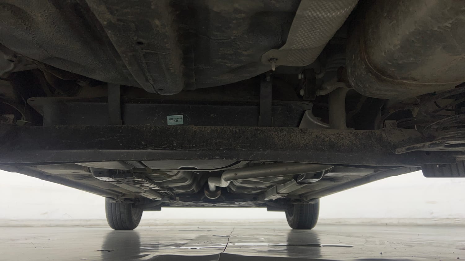 Used 2024 Hyundai Exter SX 1.2 MT Petrol Manual extra REAR UNDERBODY VIEW (TAKEN FROM REAR)