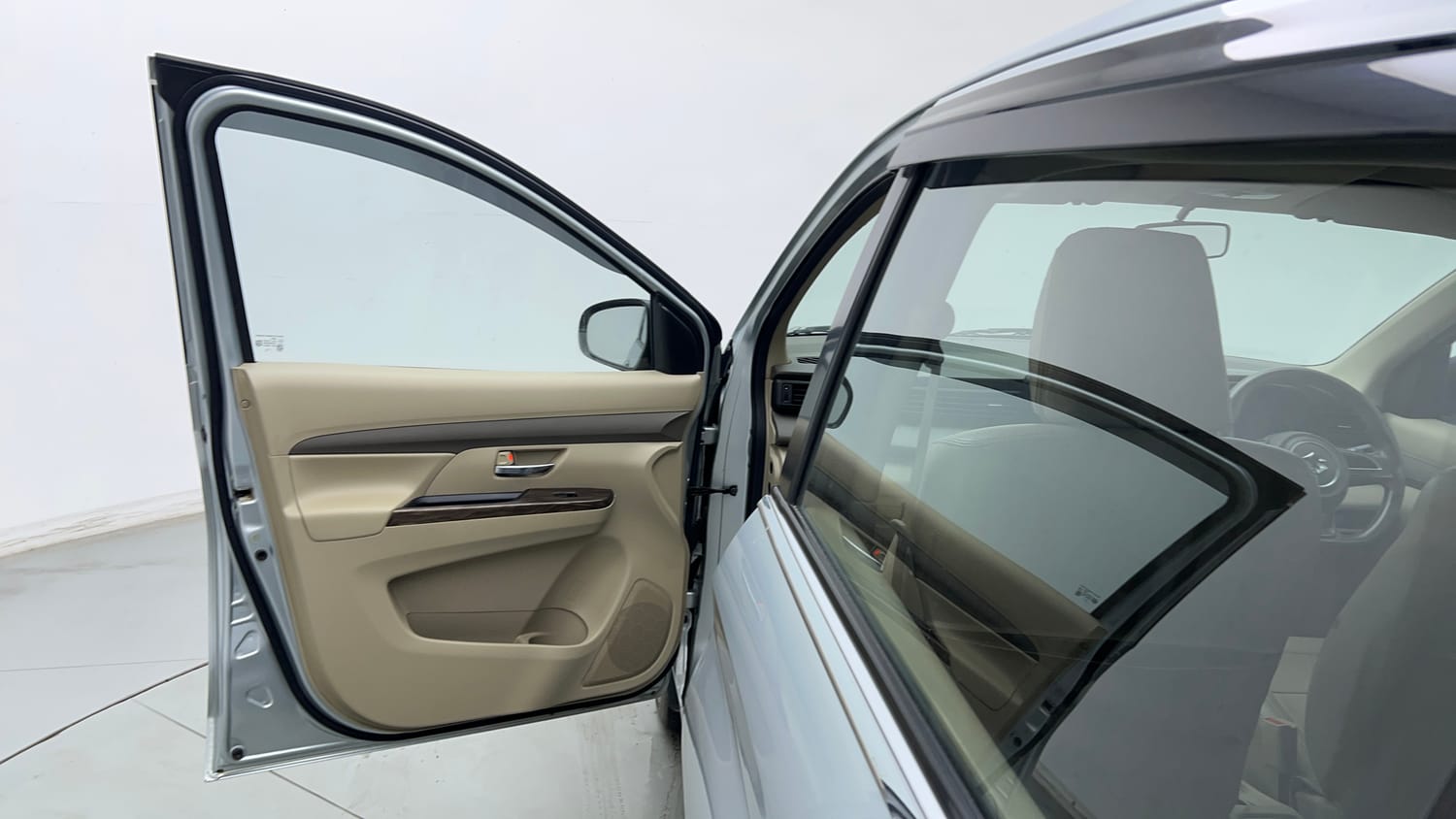 Used 2022 Maruti Suzuki New Ertiga VXi Petrol Manual interior LEFT FRONT DOOR OPEN VIEW