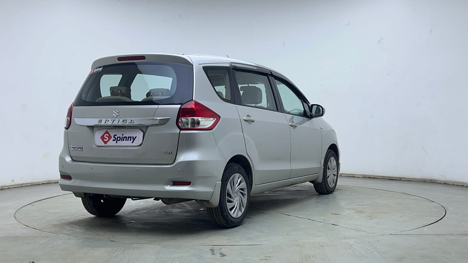 Used 2017 Maruti Suzuki Ertiga VXI Petrol Manual exterior RIGHT REAR CORNER VIEW