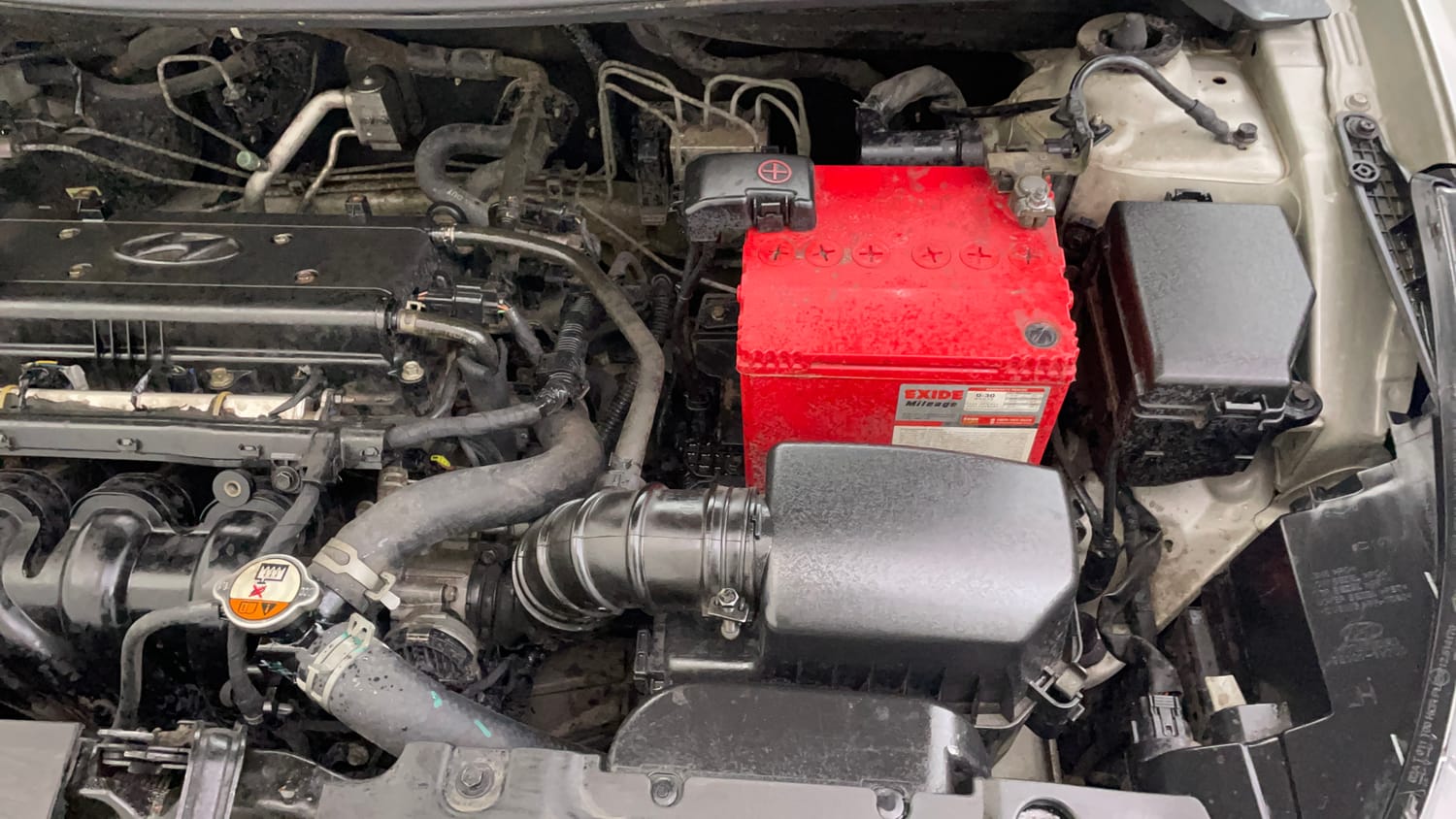 Used 2016 Hyundai Verna 1.6 VTVT SX (O) Petrol Manual engine ENGINE LEFT SIDE VIEW