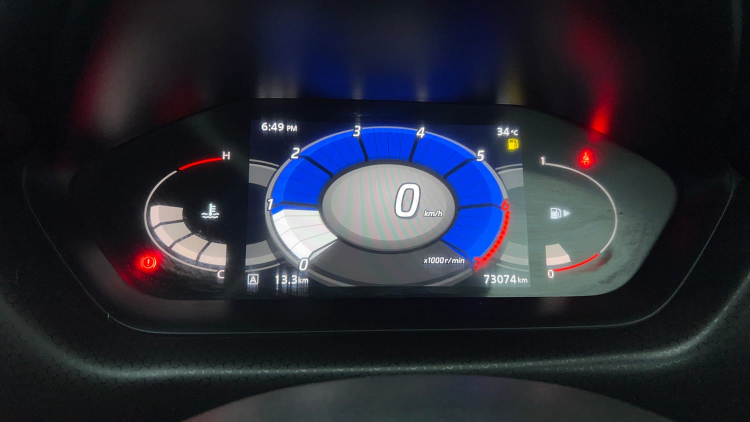 Used 2021 Nissan Magnite XV Premium Turbo Petrol Manual interior CLUSTERMETER VIEW