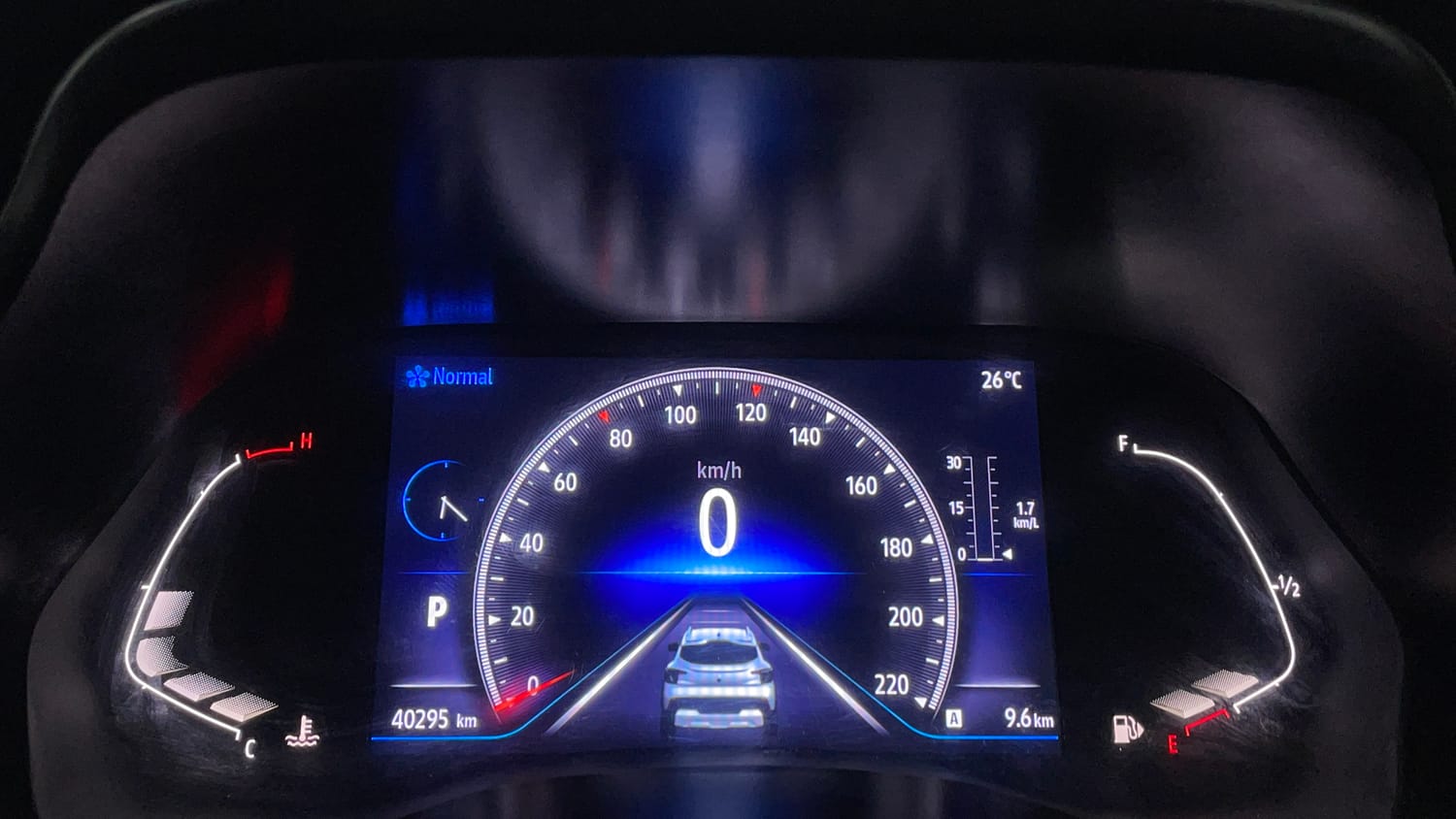 Used 2022 Renault Kiger RXZ AMT Petrol Automatic interior CLUSTERMETER VIEW