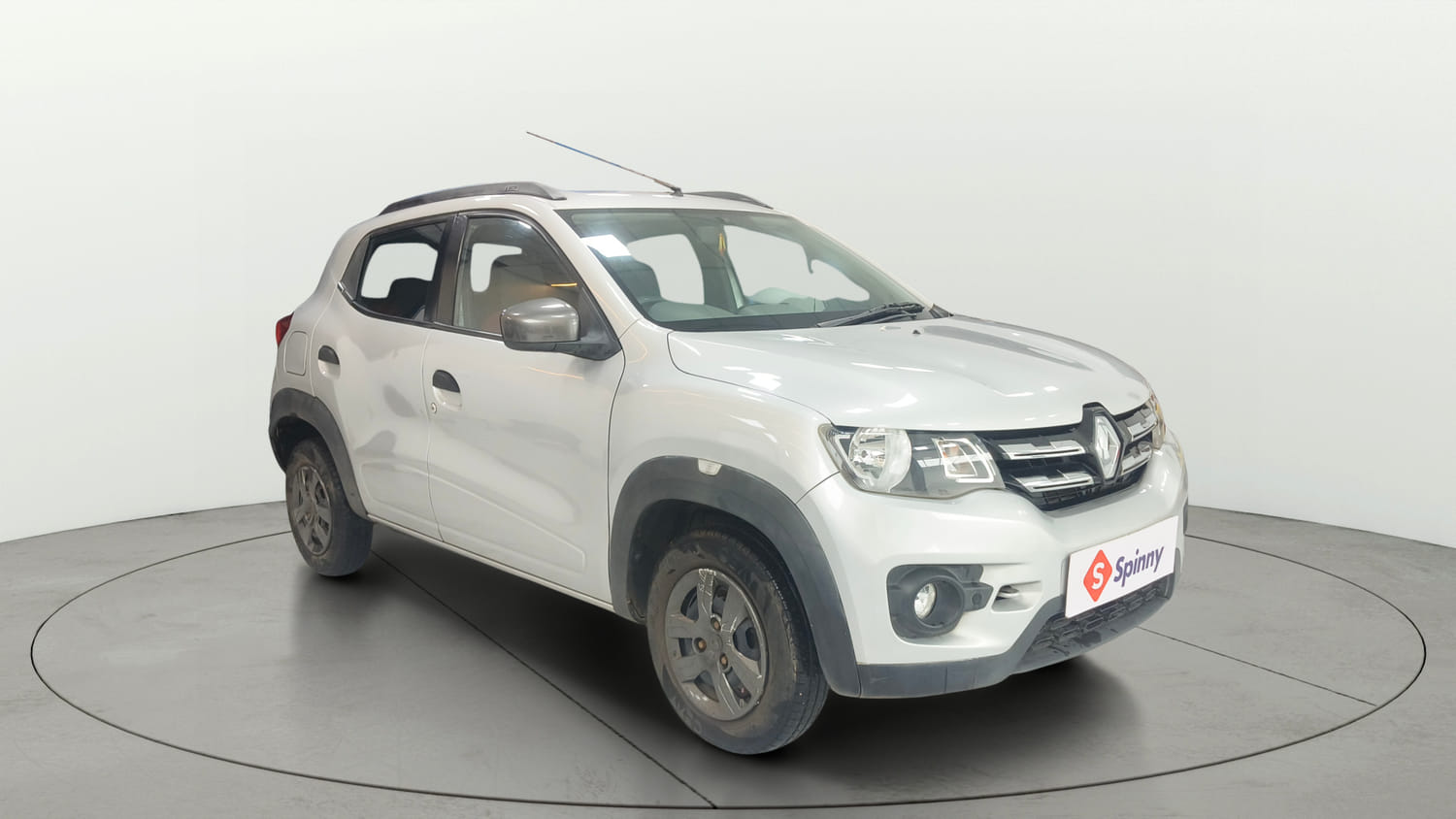 Used 2019 Renault Kwid 1.0 RXT AMT Petrol Automatic exterior RIGHT FRONT CORNER VIEW
