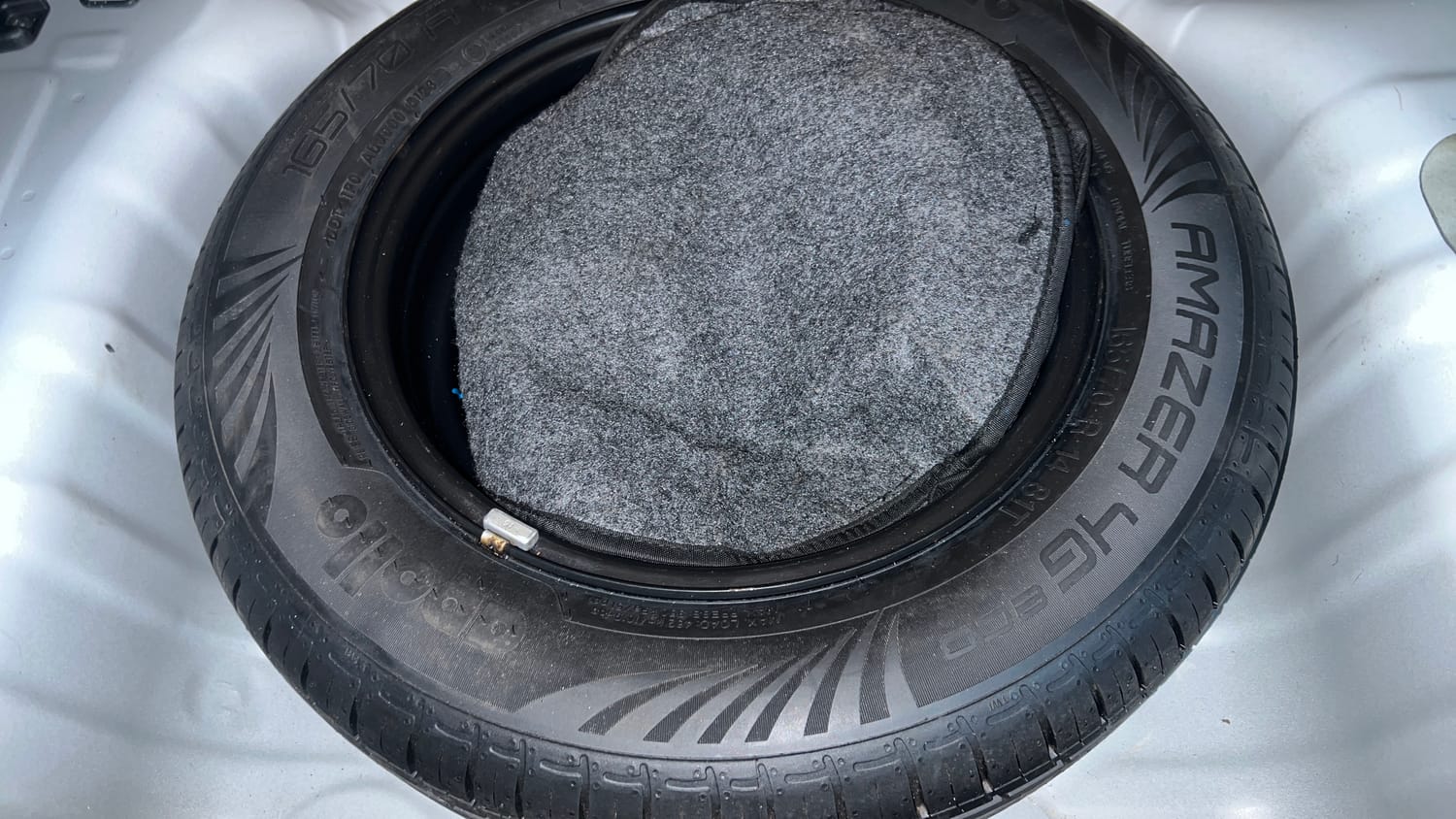 Used 2024 Hyundai Exter SX 1.2 MT Petrol Manual tyres SPARE TYRE VIEW