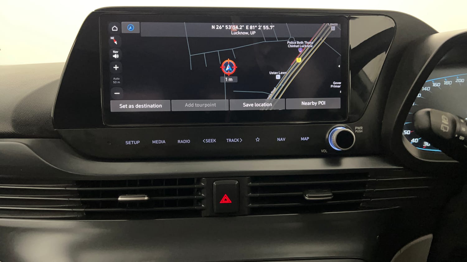 Used 2024 Hyundai New i20 Asta (O) 1.2 IVT Petrol Automatic interior MUSIC SYSTEM & AC CONTROL VIEW