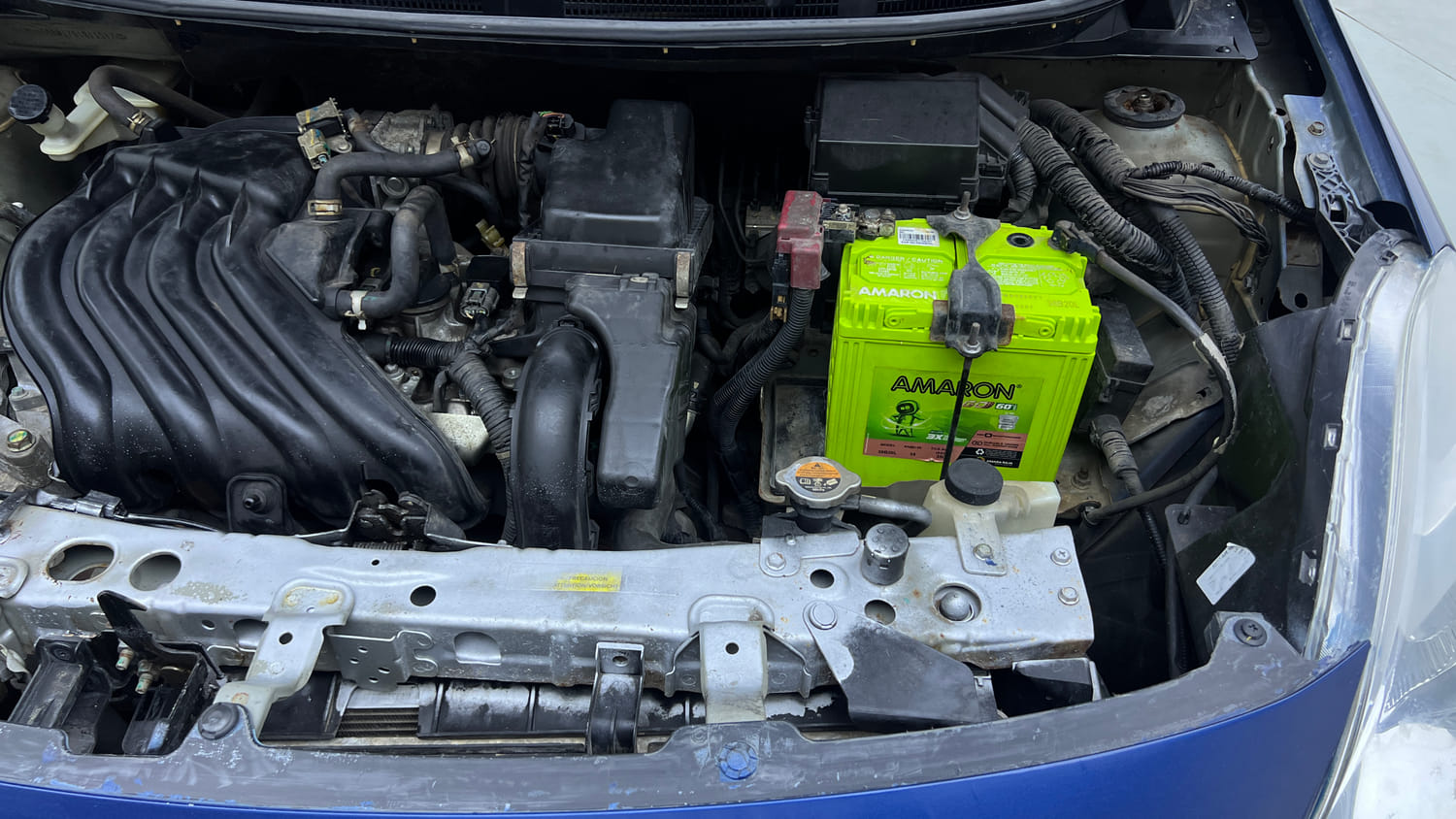 Used 2013 Nissan Sunny XL Petrol Manual engine ENGINE LEFT SIDE VIEW