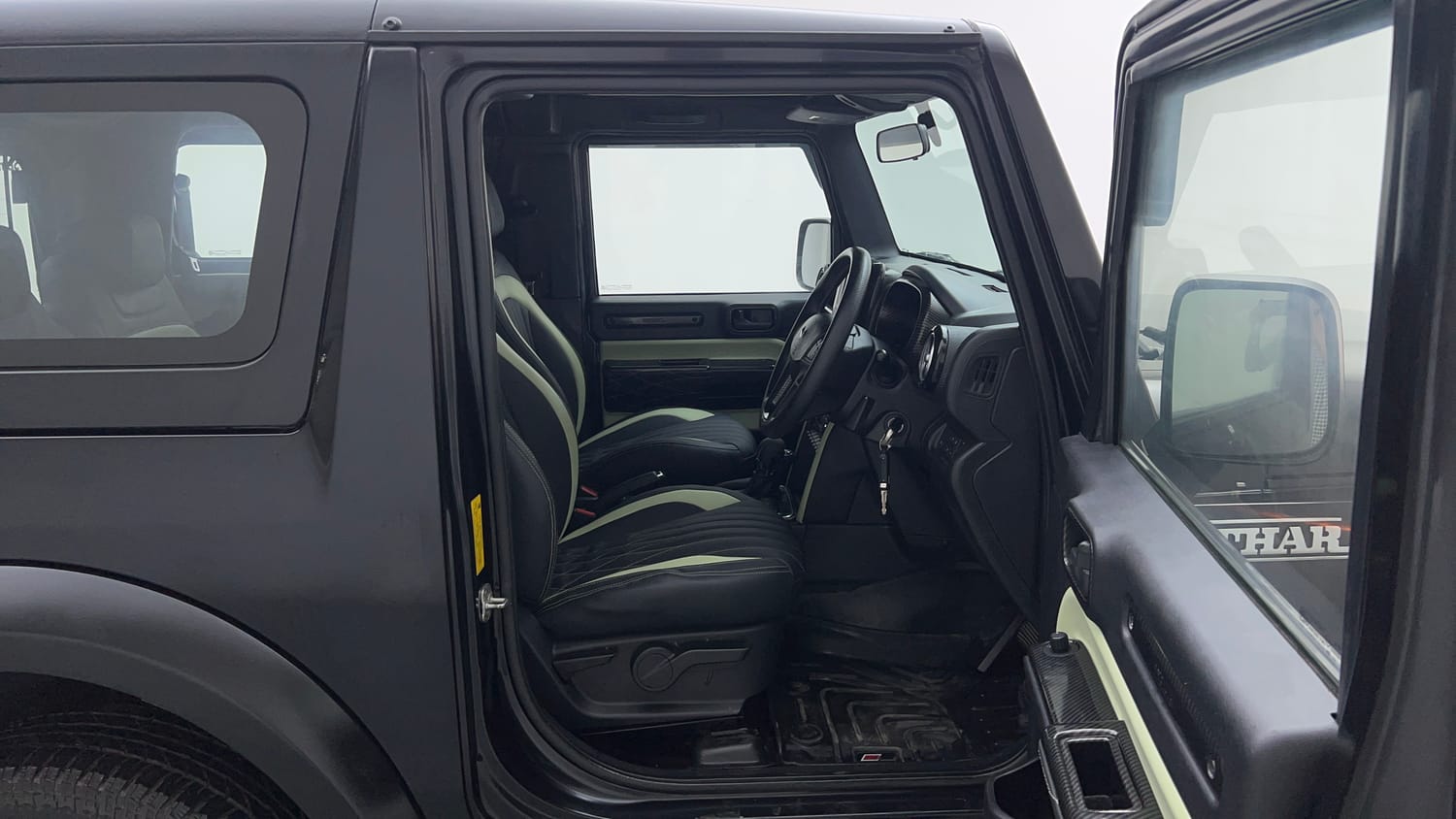 Used 2023 mahindra Thar LX Hard Top Diesel AT 4WD Diesel Automatic interior RIGHT SIDE FRONT DOOR CABIN VIEW
