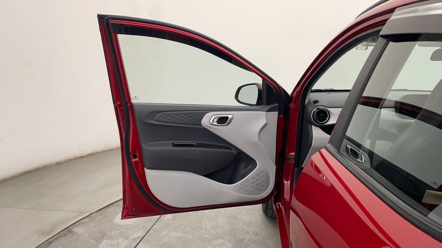 Used 2023 Hyundai Grand i10 Nios Sportz 1.2 Kappa VTVT Petrol Manual interior LEFT FRONT DOOR OPEN VIEW
