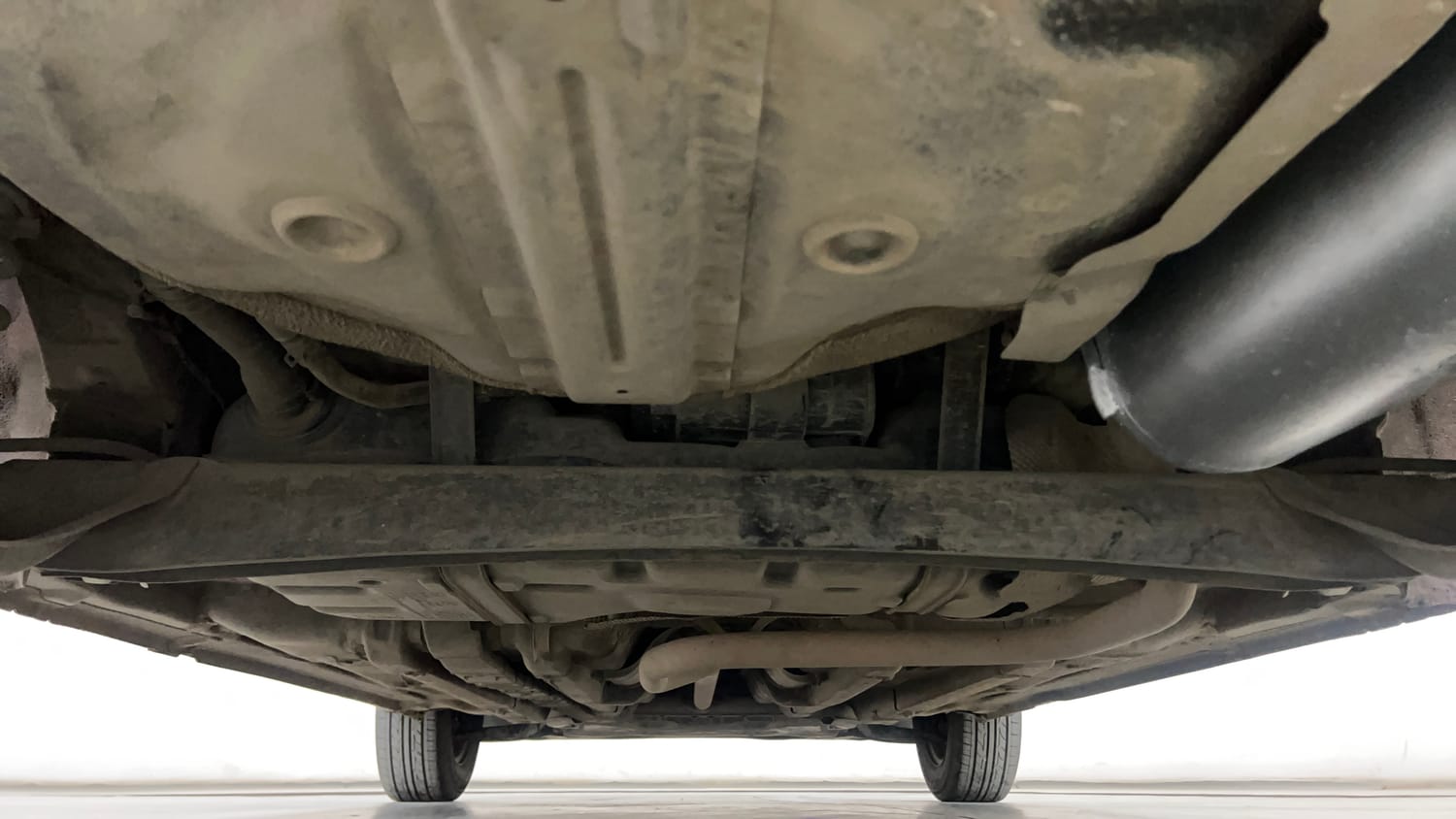 Used 2018 Hyundai Elite i20 Magna Executive 1.2 Petrol Manual extra REAR UNDERBODY VIEW (TAKEN FROM REAR)