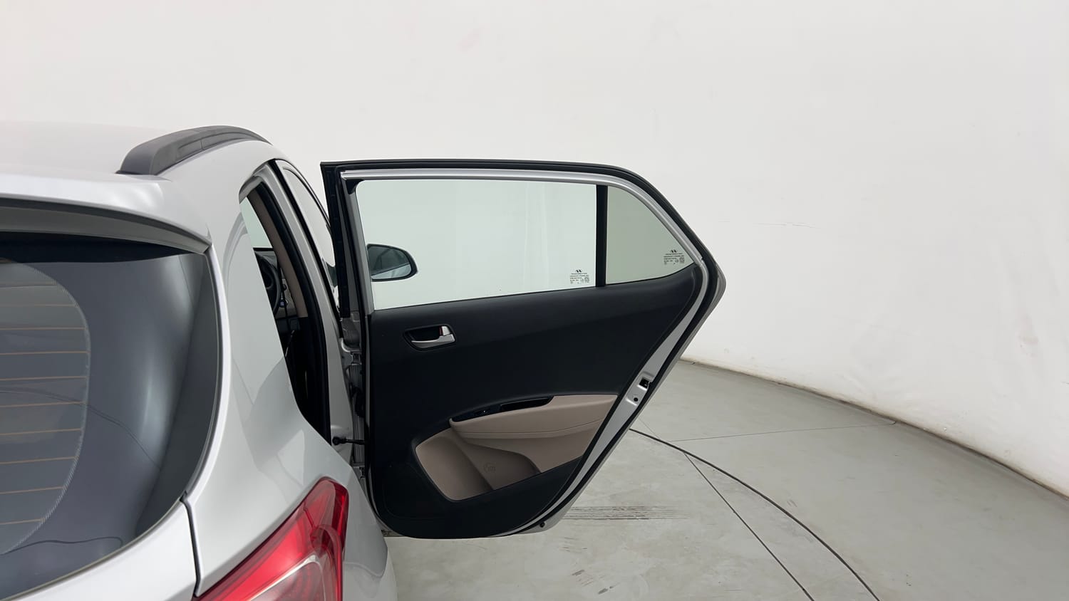 Used 2015 Hyundai Grand i10 Asta AT 1.2 Kappa VTVT Petrol Automatic interior RIGHT REAR DOOR OPEN VIEW