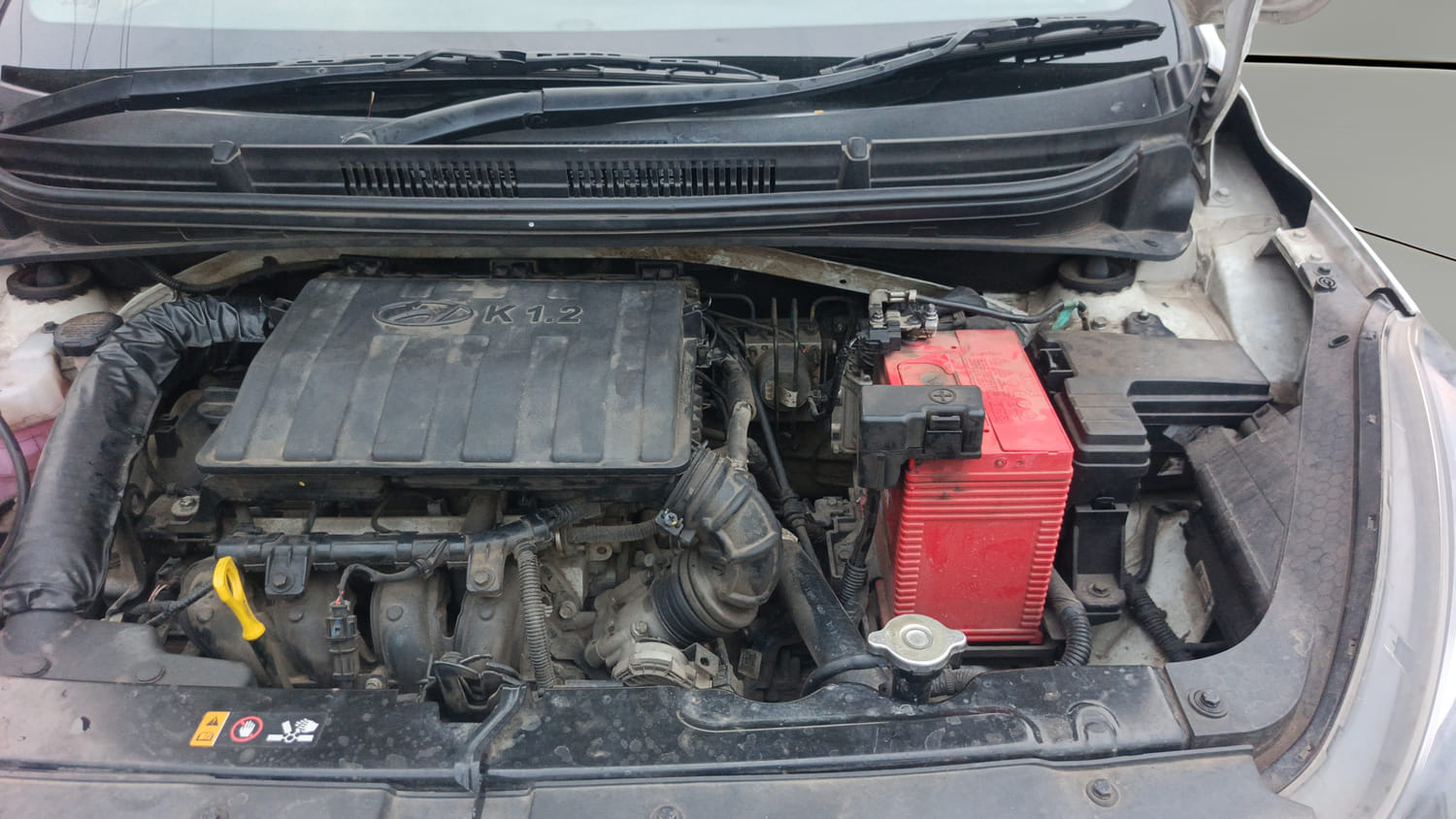 Used 2024 Hyundai Aura S 1.2 Petrol Petrol Manual engine ENGINE LEFT SIDE VIEW