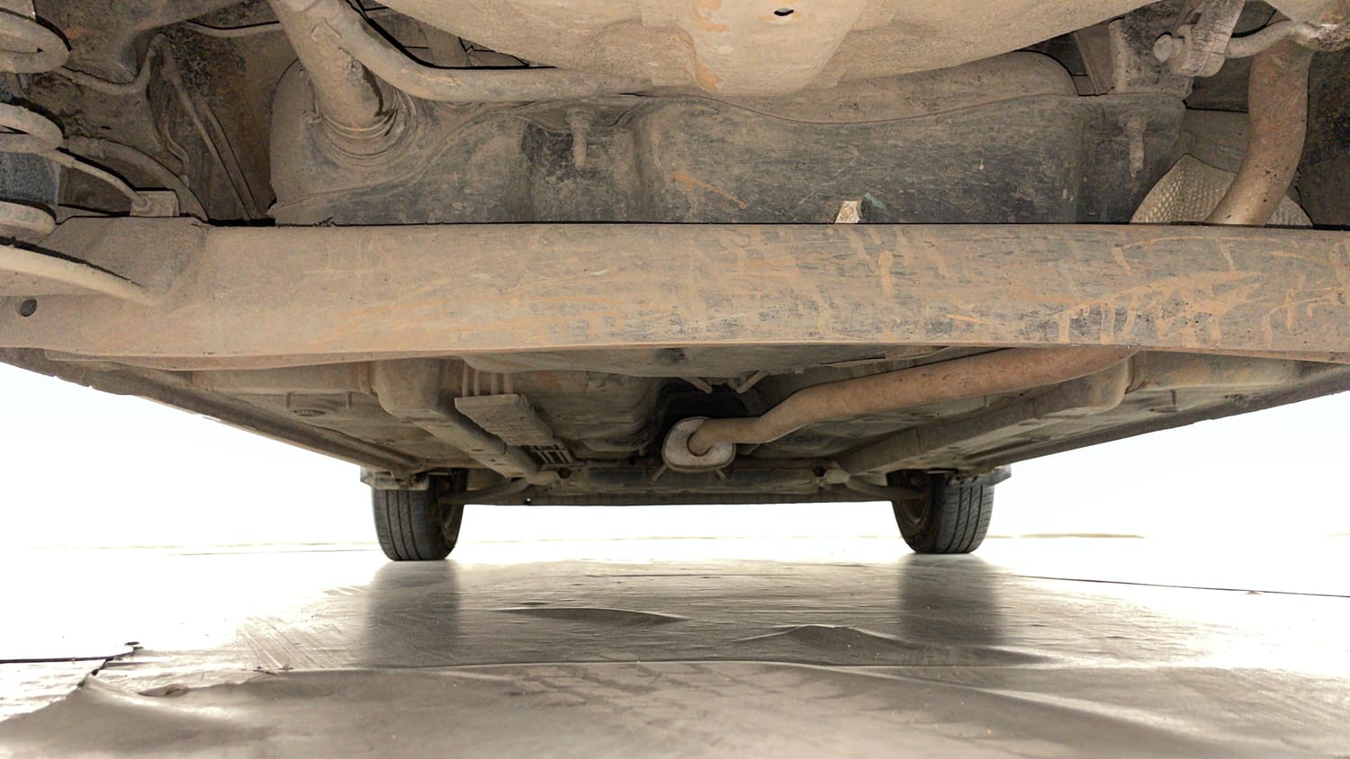 Used 2020 Hyundai Santro Sportz AMT Petrol Automatic extra REAR UNDERBODY VIEW (TAKEN FROM REAR)