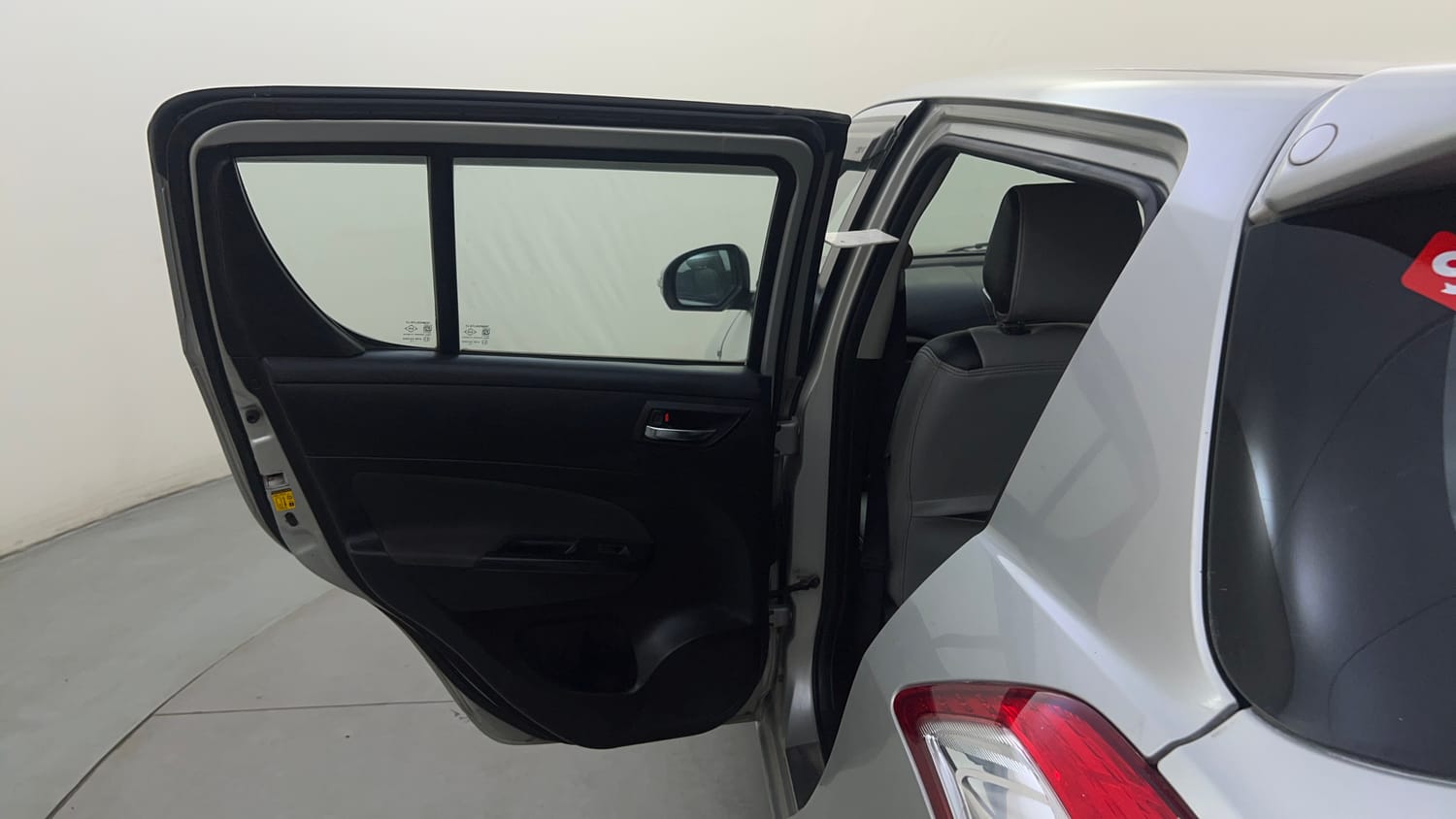 Used 2012 Maruti Suzuki Swift VXi Petrol Manual interior LEFT REAR DOOR OPEN VIEW