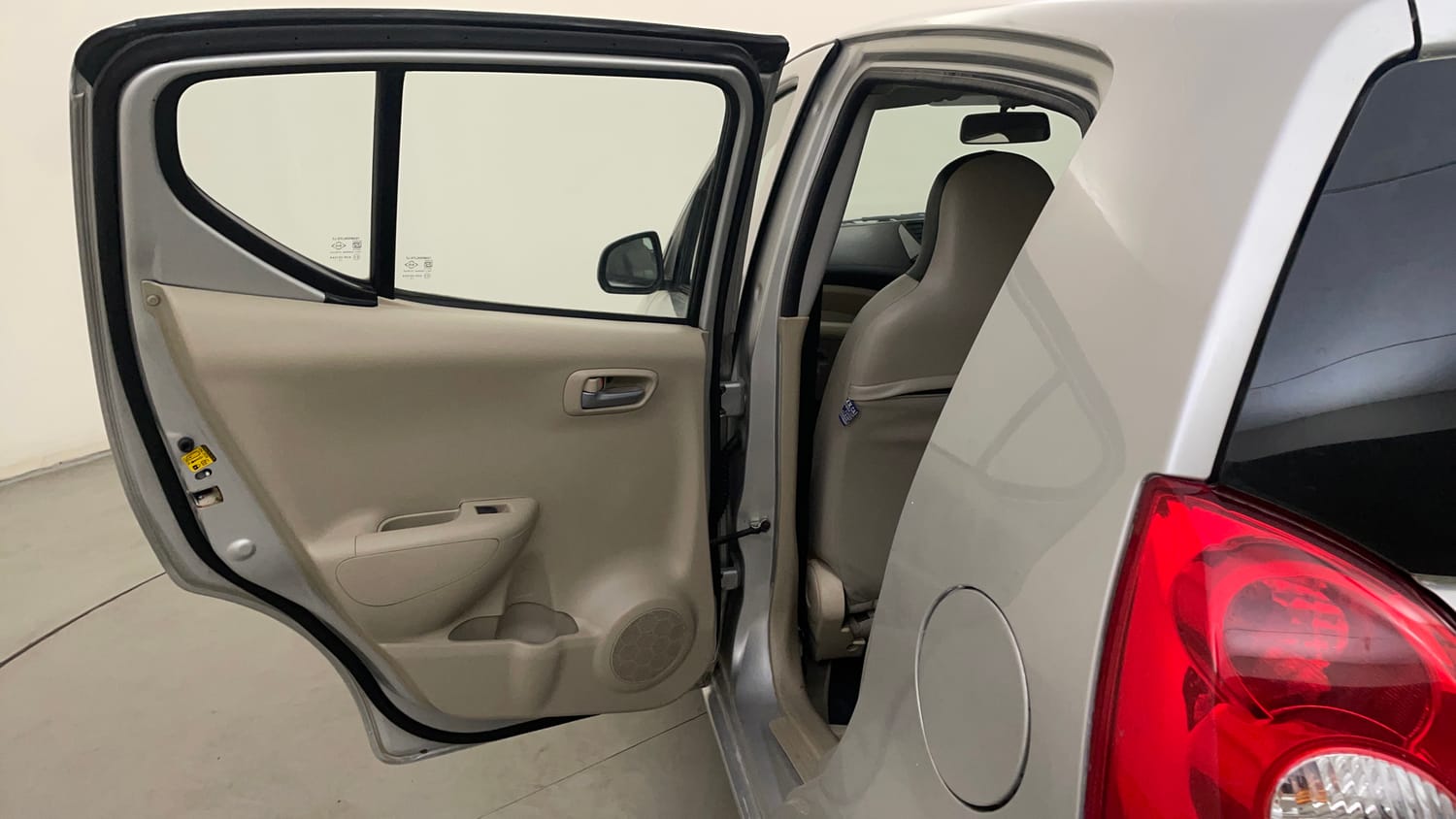Used 2013 Maruti Suzuki A-Star VXI AT Petrol Automatic interior LEFT REAR DOOR OPEN VIEW