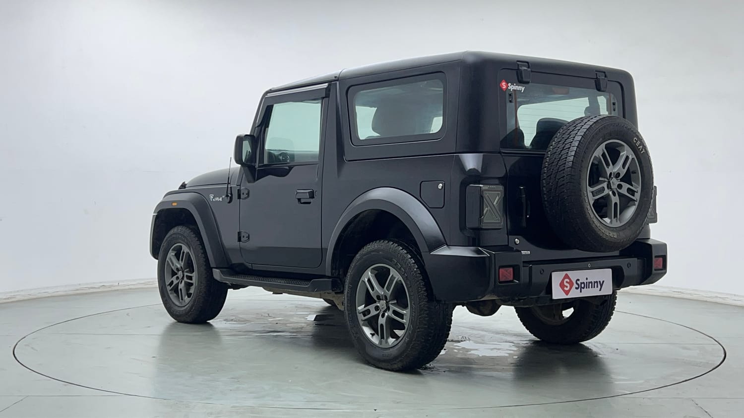 Used 2023 mahindra Thar LX Hard Top Diesel AT 4WD Diesel Automatic exterior LEFT REAR CORNER VIEW