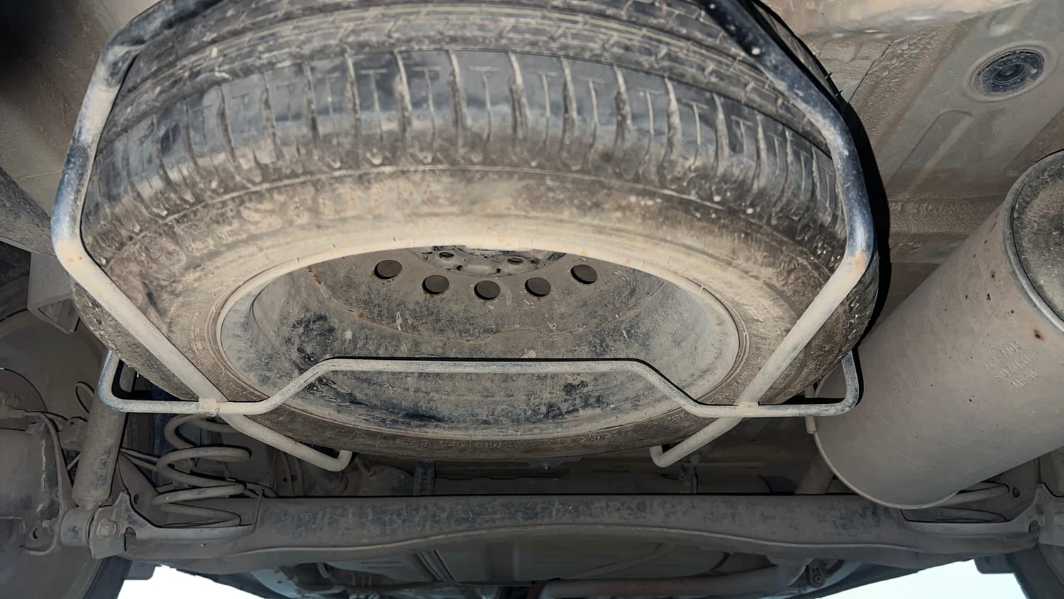 Used 2022 Maruti Suzuki New Ertiga VXi Petrol Manual tyres SPARE TYRE VIEW