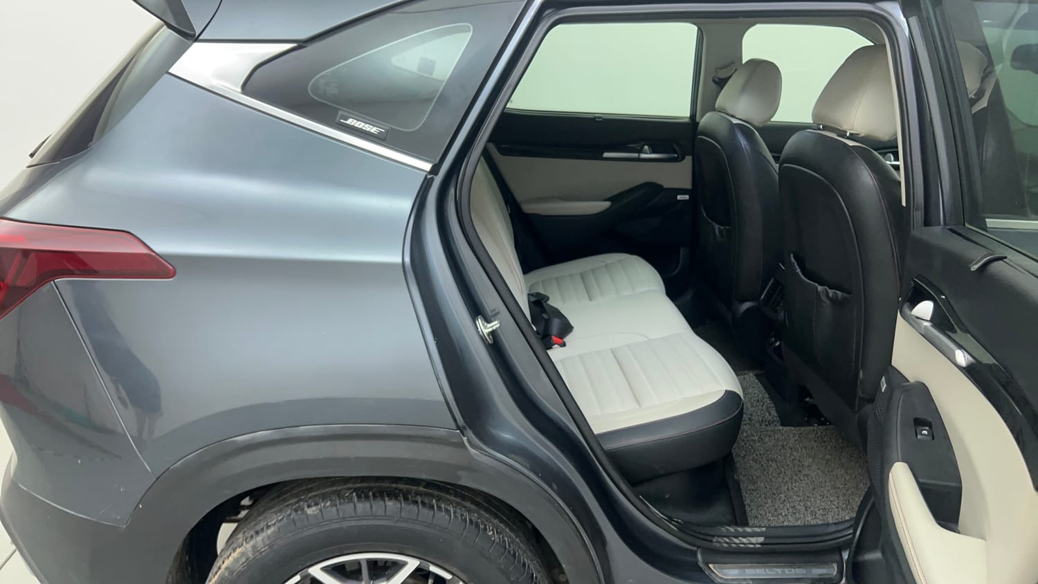 Used 2019 kia Seltos GTX Plus DCT 1.4 Petrol Automatic interior RIGHT SIDE REAR DOOR CABIN VIEW