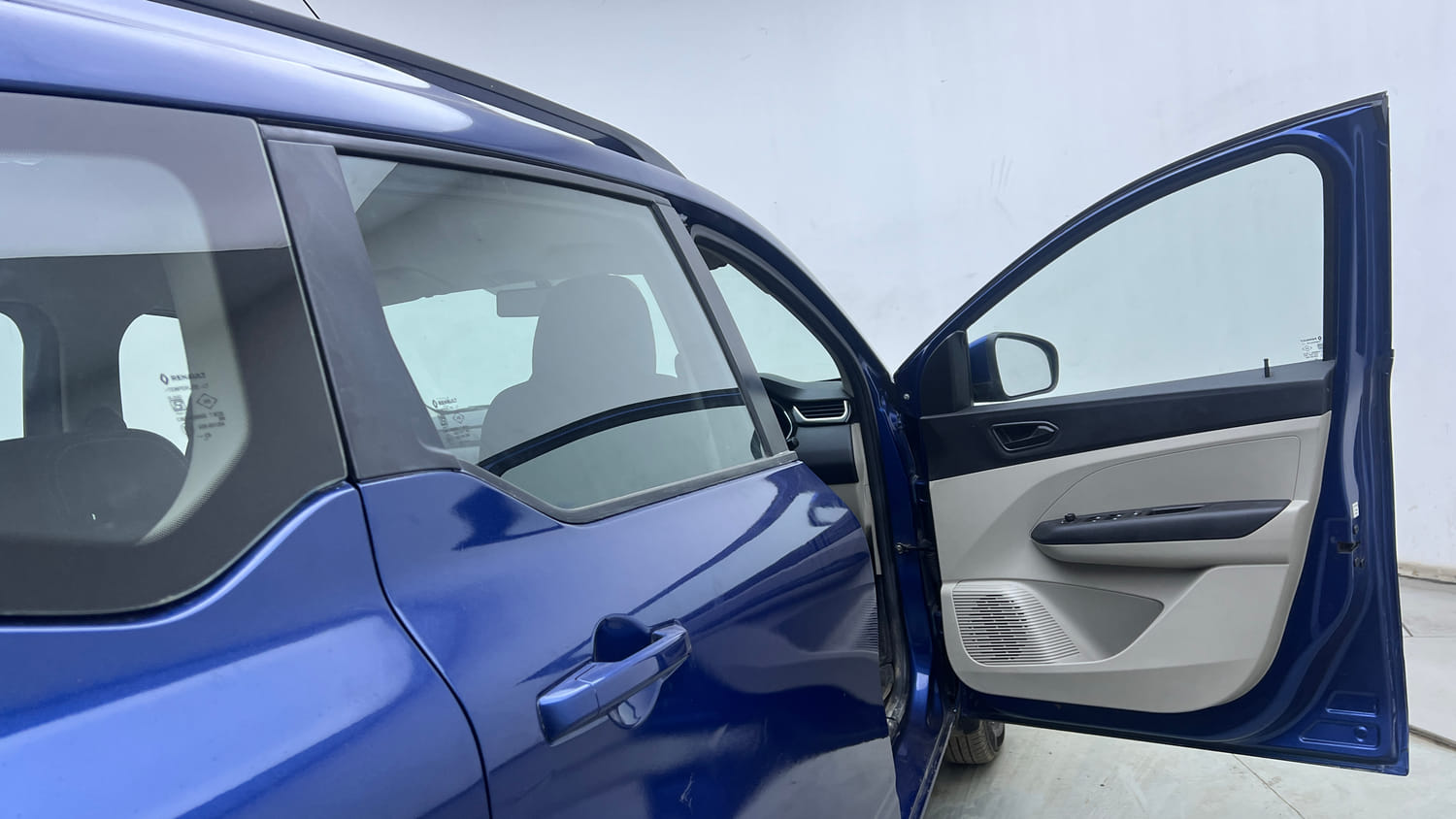 Used 2021 Renault Triber RXT Petrol Manual interior RIGHT FRONT DOOR OPEN VIEW