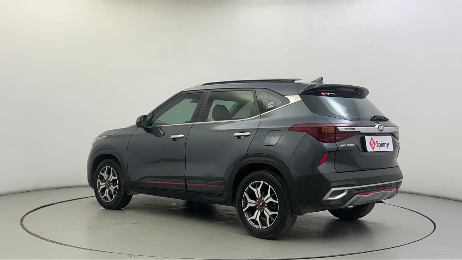 Used 2019 kia Seltos GTX Plus DCT 1.4 Petrol Automatic exterior LEFT REAR CORNER VIEW