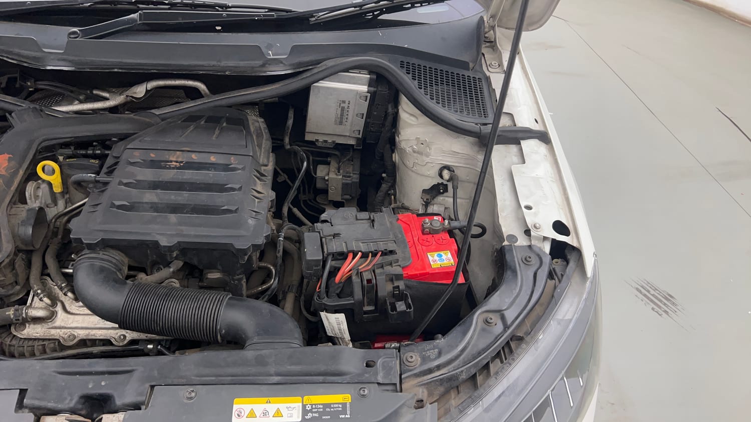 Used 2021 Skoda Rapid Ambition Petrol Manual engine ENGINE LEFT SIDE VIEW
